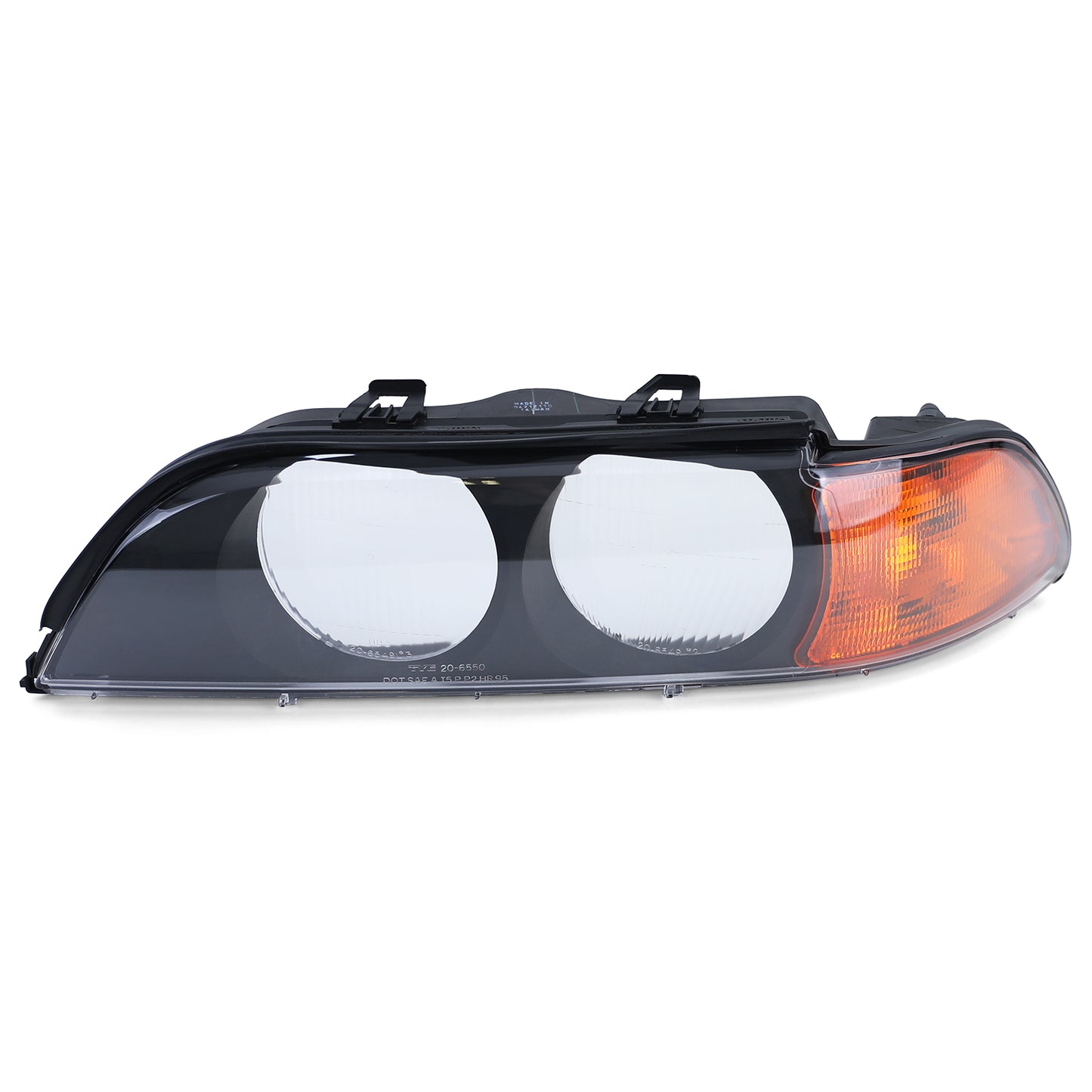 BMW E39 Left Halogen Headlight Replacement Lens (95-04)