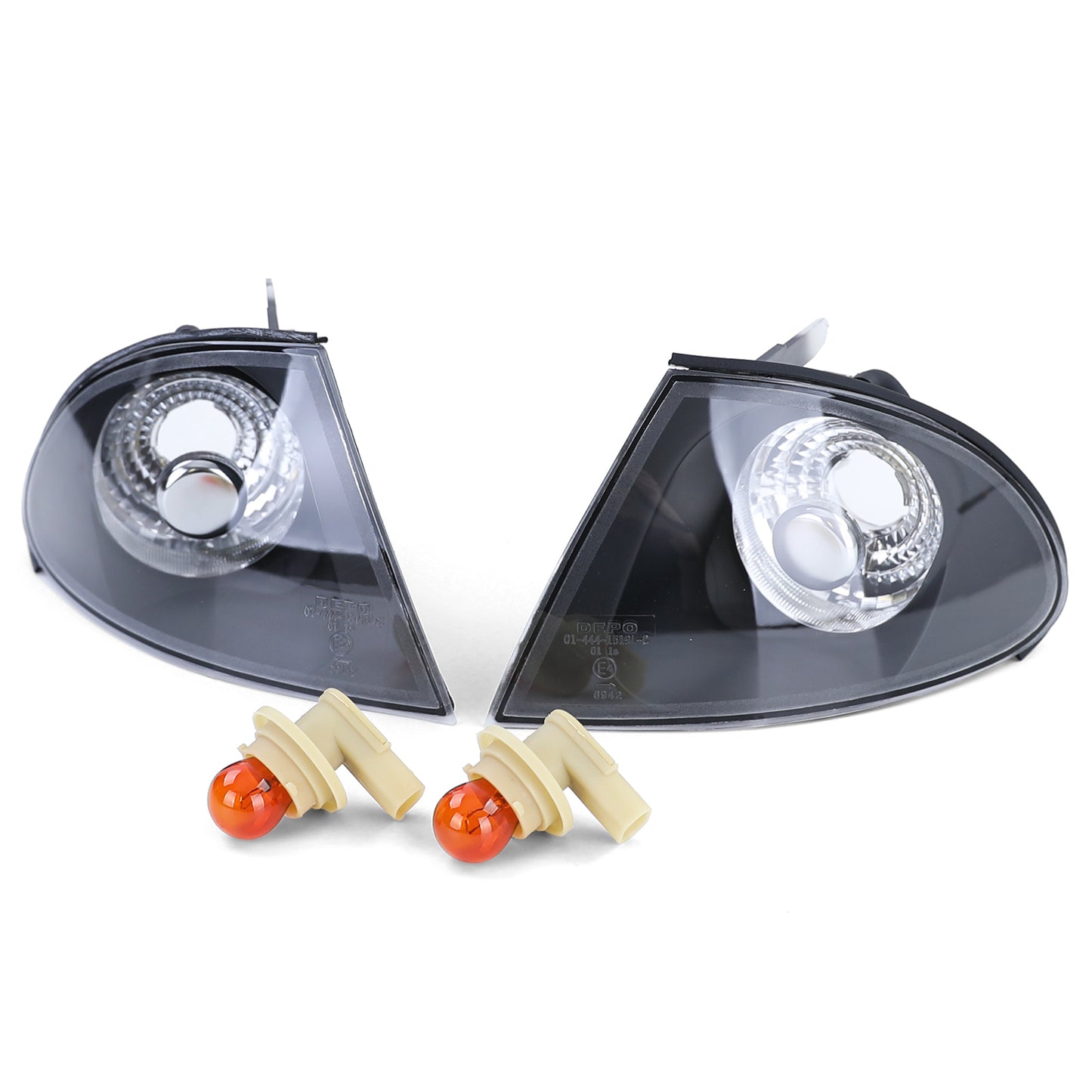 BMW E46 Clear Glass Smoked Turn Signal Set (Pre-facelift 98-01)