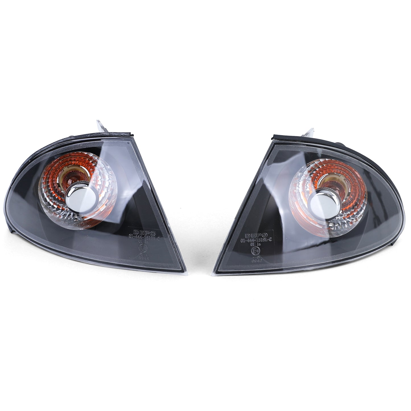 BMW E46 Clear Glass Smoked Turn Signal Set (Pre-facelift 98-01)