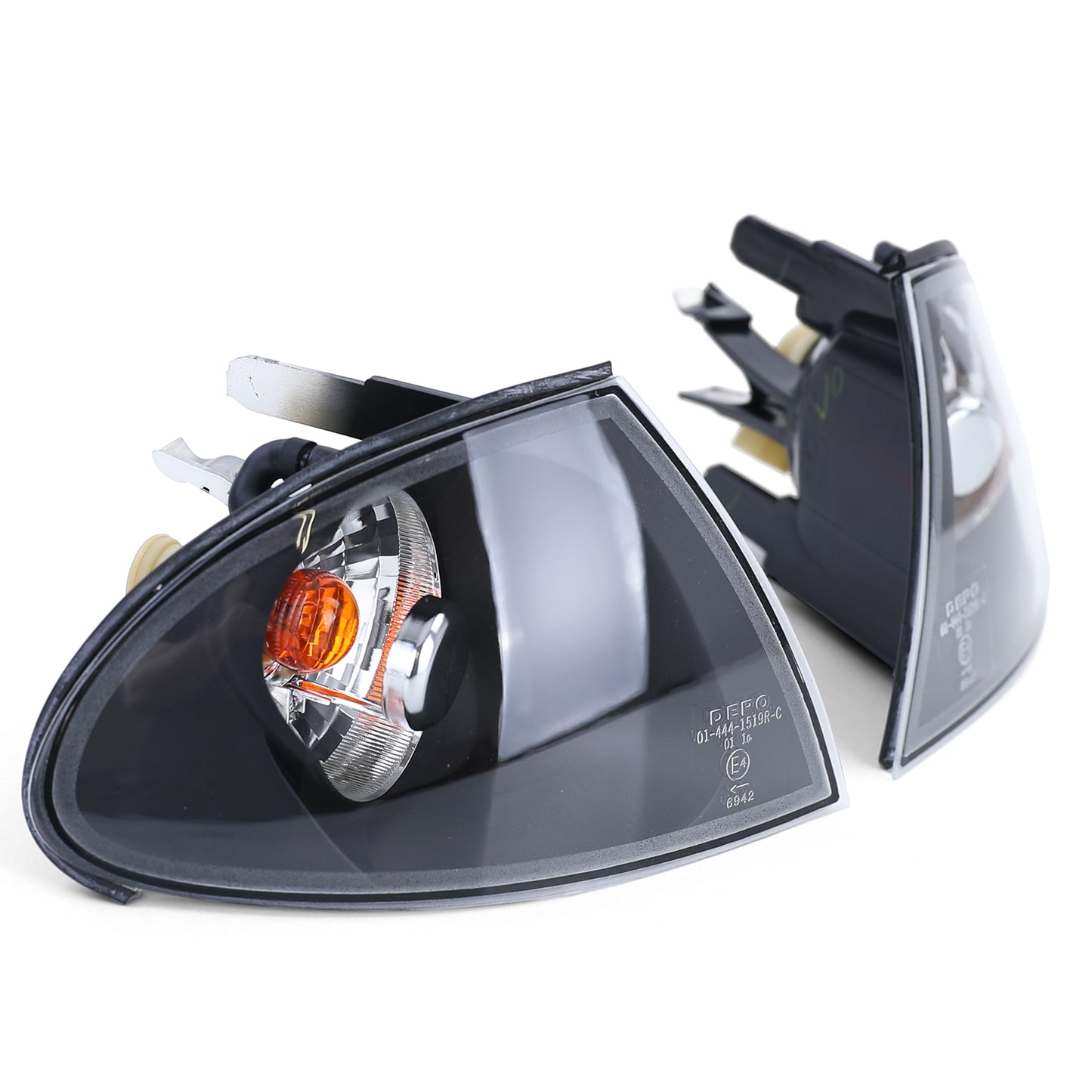 BMW E46 Clear Glass Smoked Turn Signal Set (Pre-facelift 98-01)