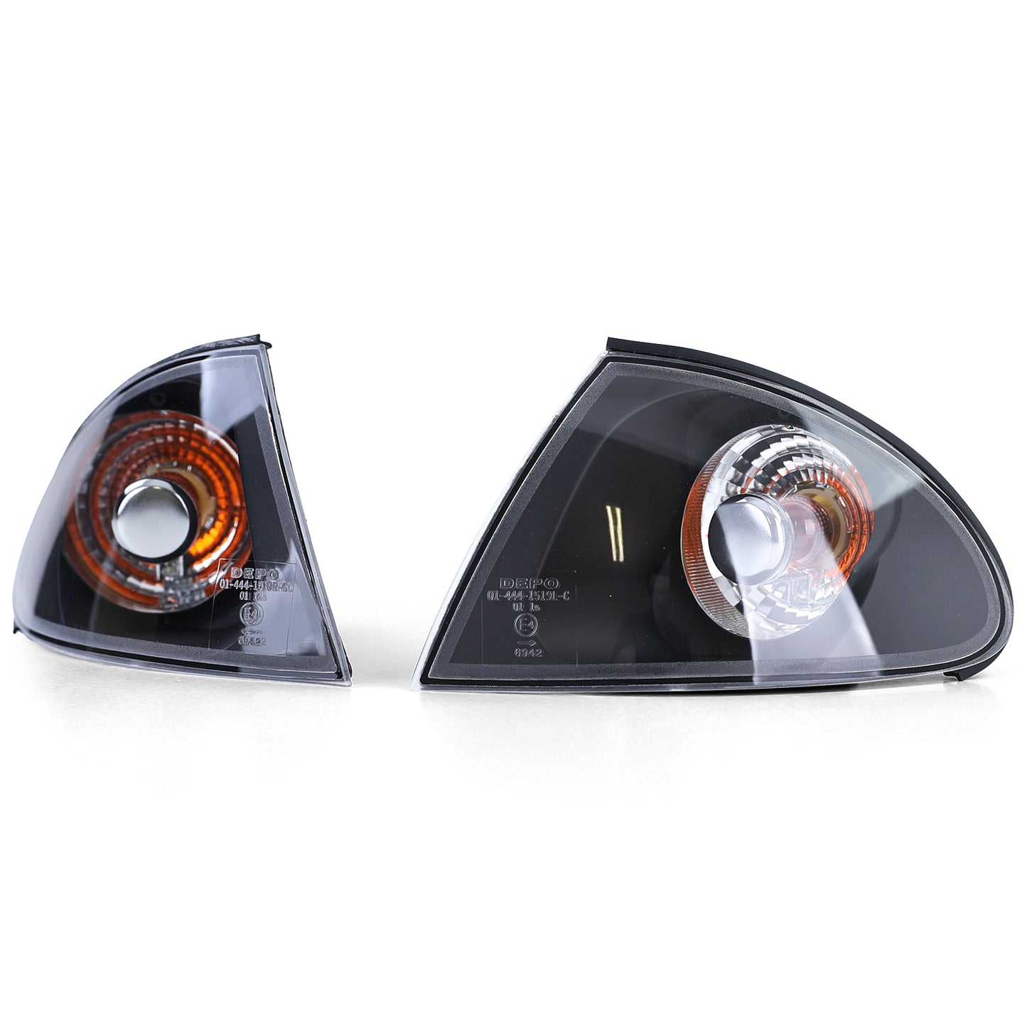 BMW E46 Clear Glass Smoked Turn Signal Set (Pre-facelift 98-01)