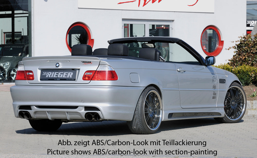 BMW E46 Side Skirt Set Rieger Tuning