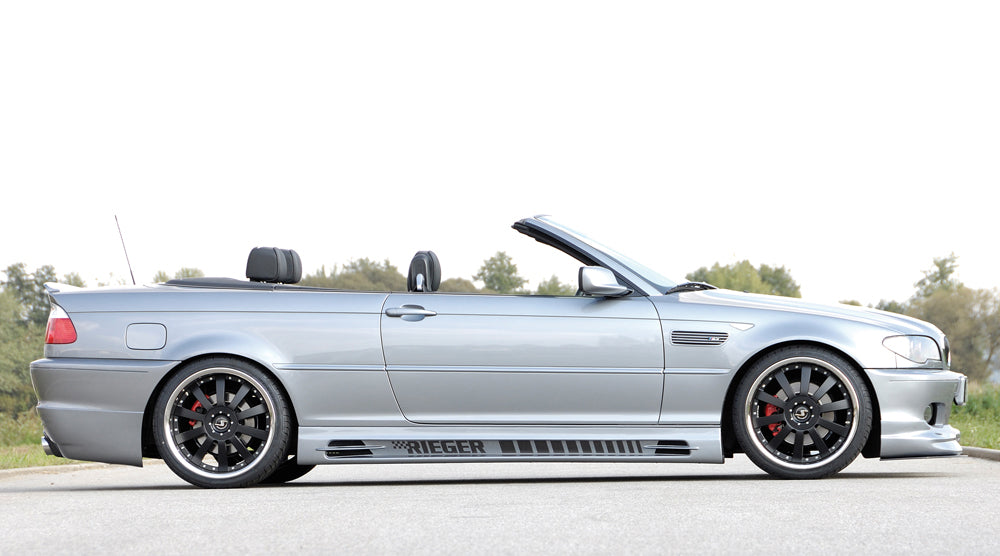 BMW E46 Side Skirt Set Rieger Tuning (Not For Touring)