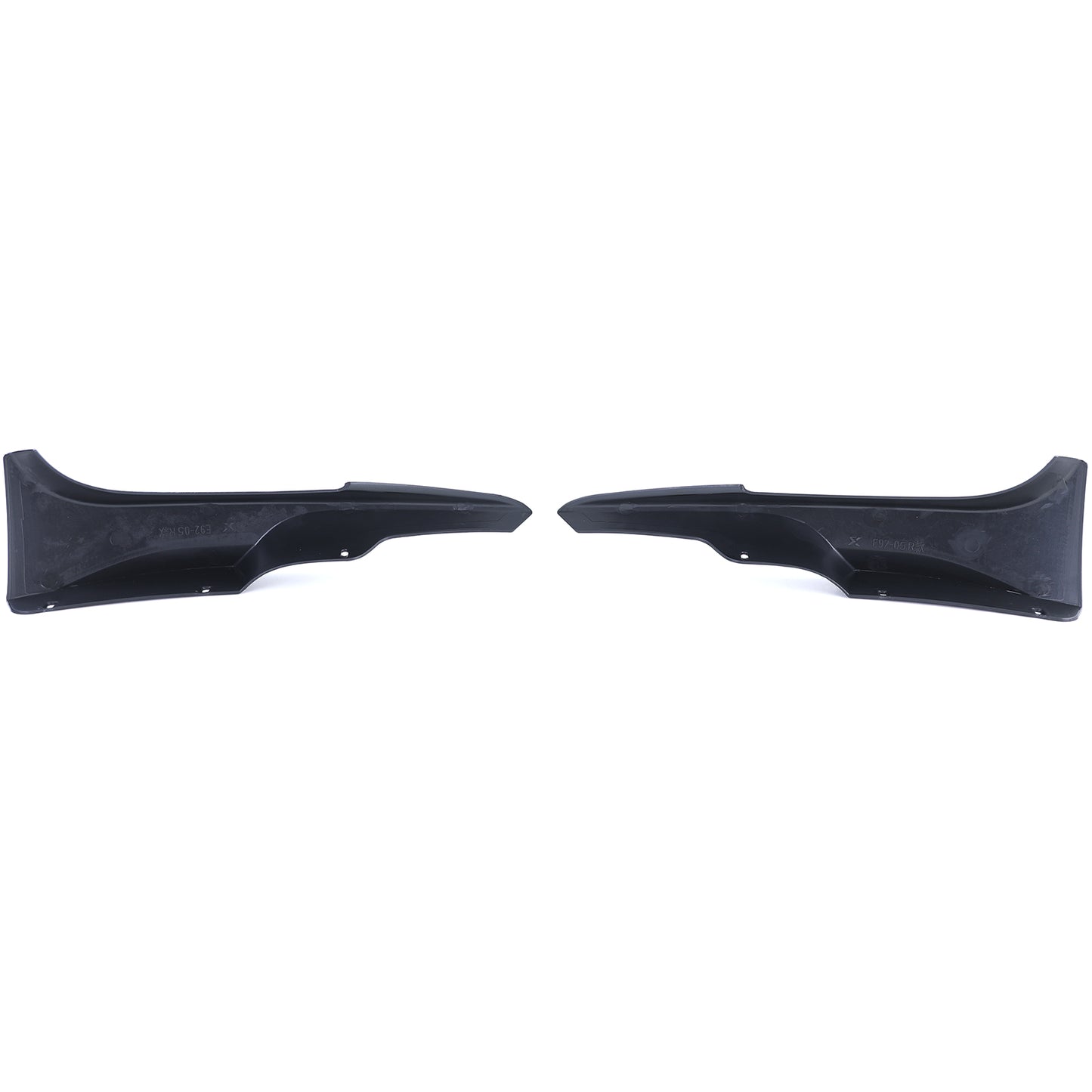 BMW E92/E93 Gloss Black M Bumper Flap Splitter Set Coupe + Cabrio (06-10)