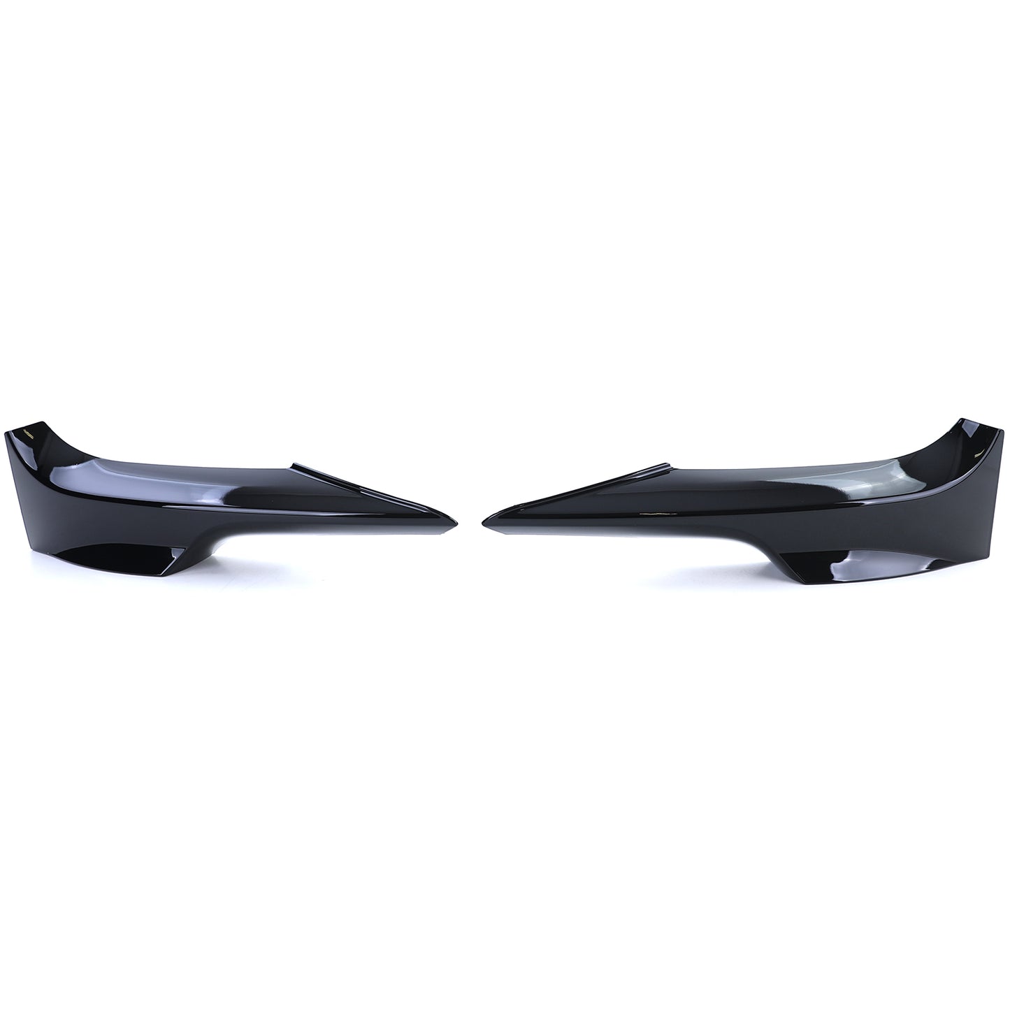 BMW E92/E93 Gloss Black M Bumper Flap Splitter Set Coupe + Cabrio (06-10)
