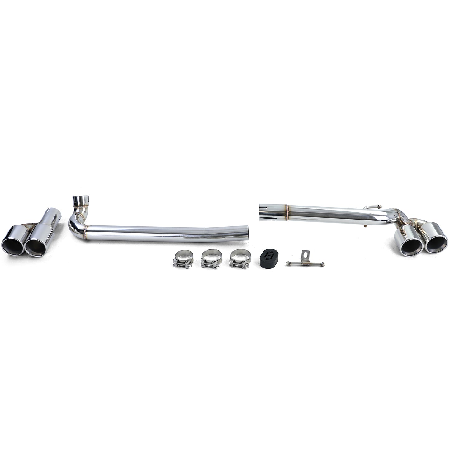 BMW E90/E91 Dual Exhaust Pipe Set Staineless Steel (05-12)