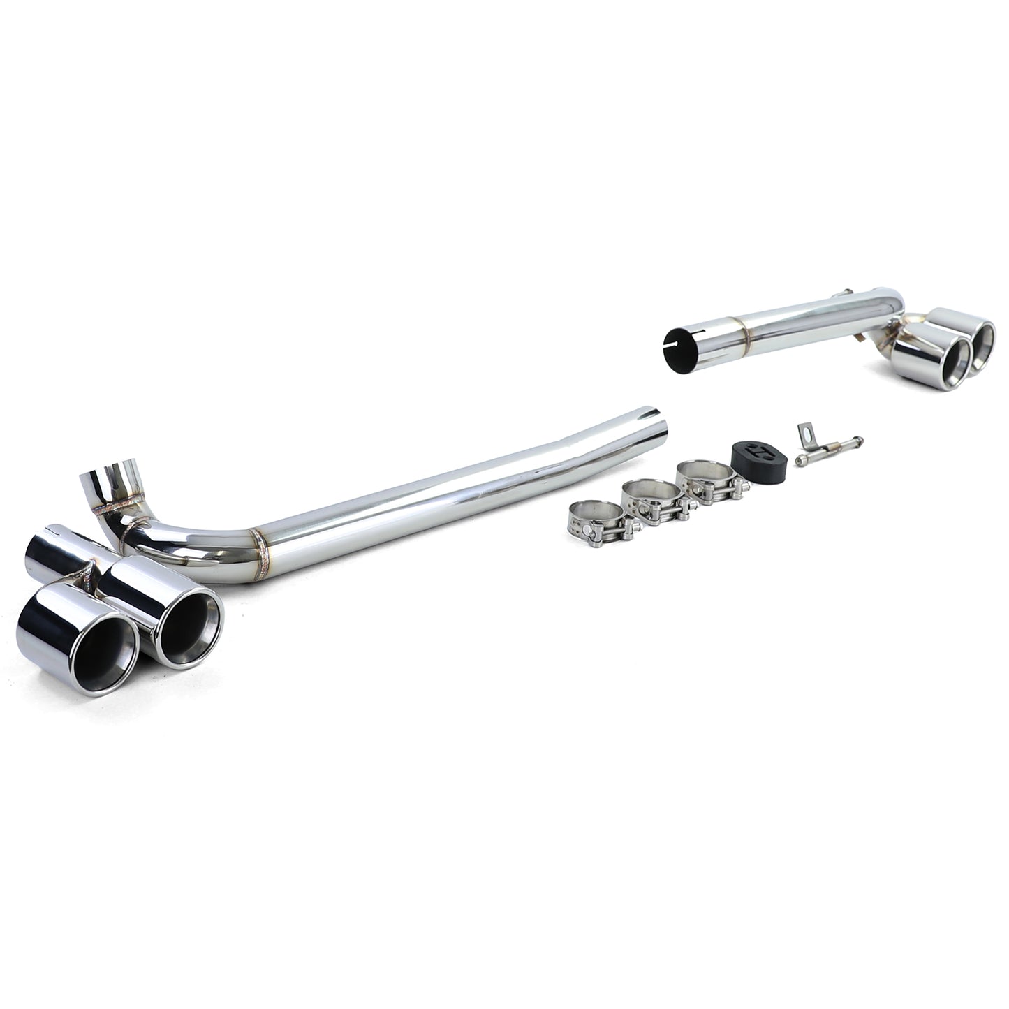 BMW E90/E91 Dual Exhaust Pipe Set Staineless Steel (05-12)