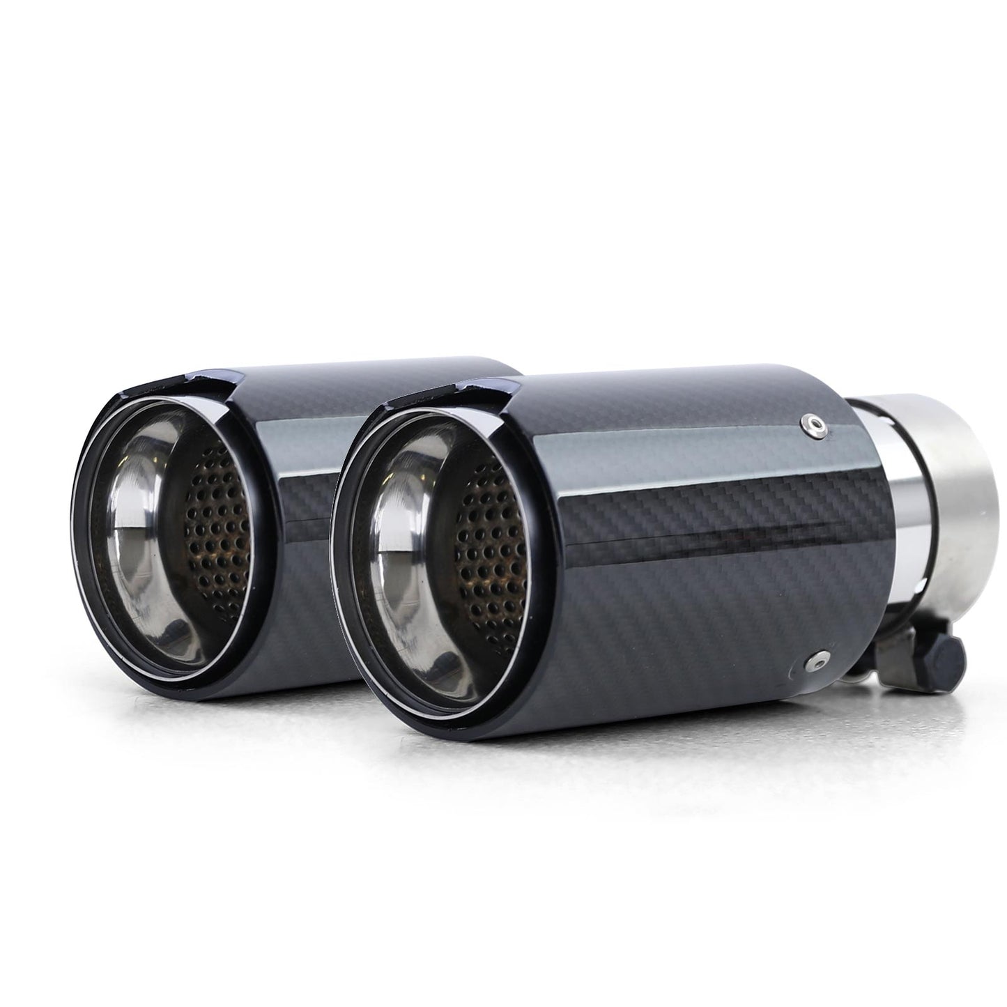 BMW E90/E91/E92/E93 Carbon Exhaust Pipe 90mm (2 Pieces)