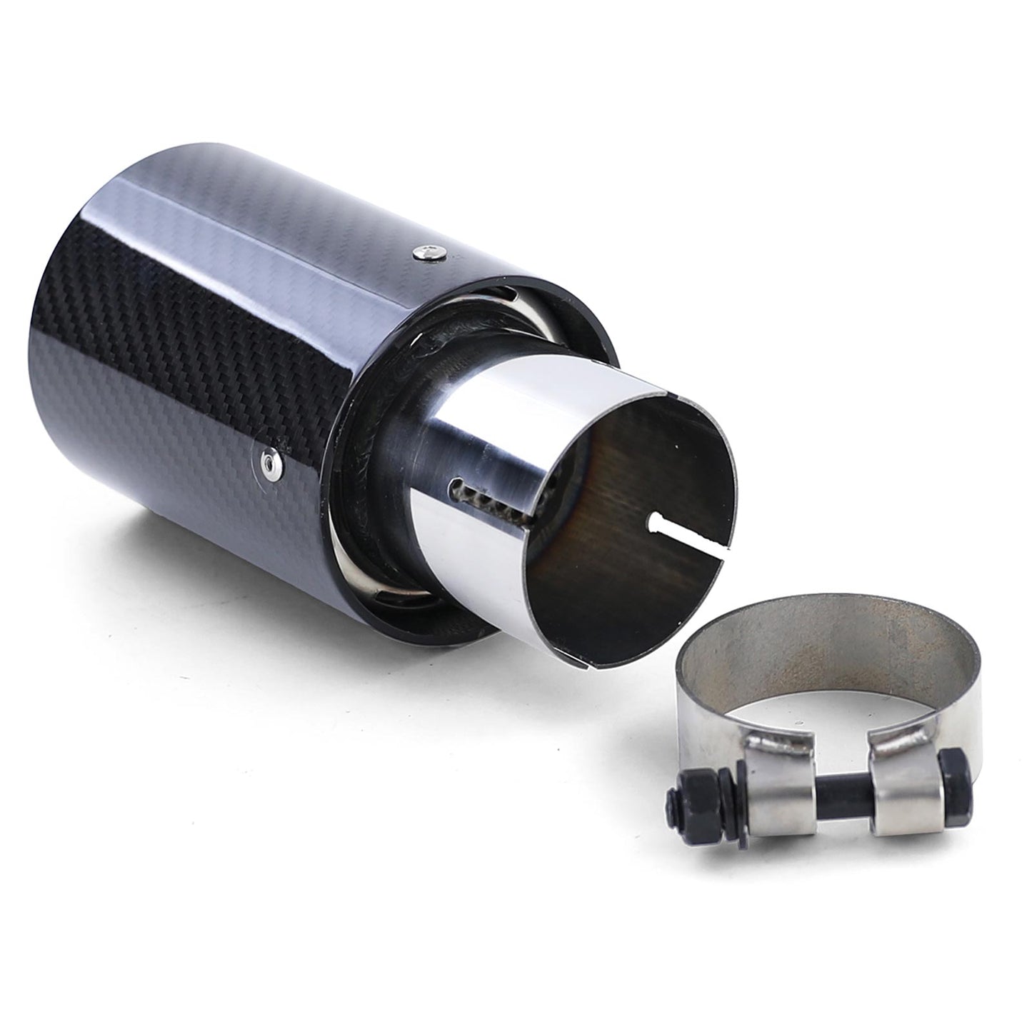 BMW E90/E91/E92/E93 Carbon Exhaust Pipe 90mm (4 Pieces)