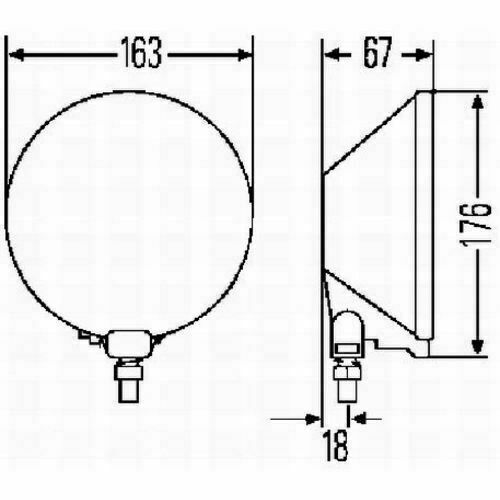 Hella Comet 500 Fog Light Set