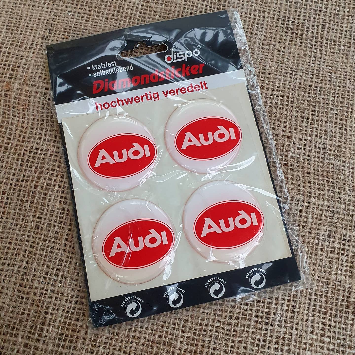 Audi Wheel Cap Sticker Set (3D)