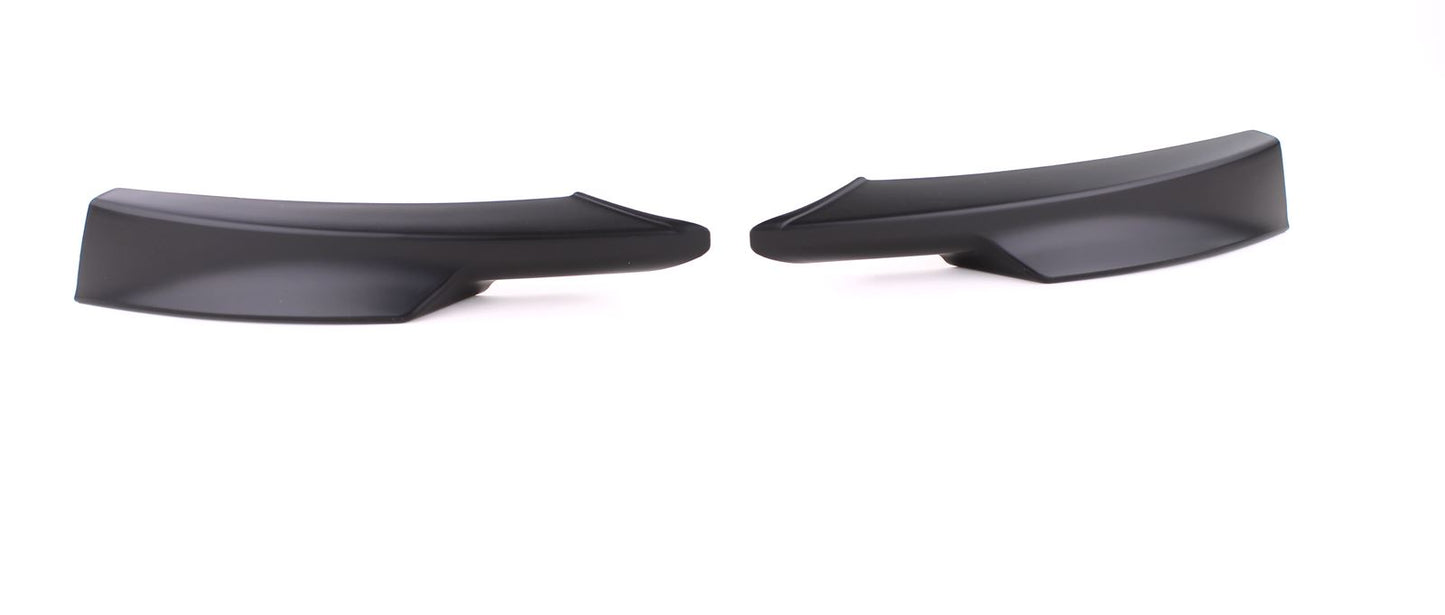 BMW E90/E91 Matt Black M Bumper Flap Splitter Set (08-12)