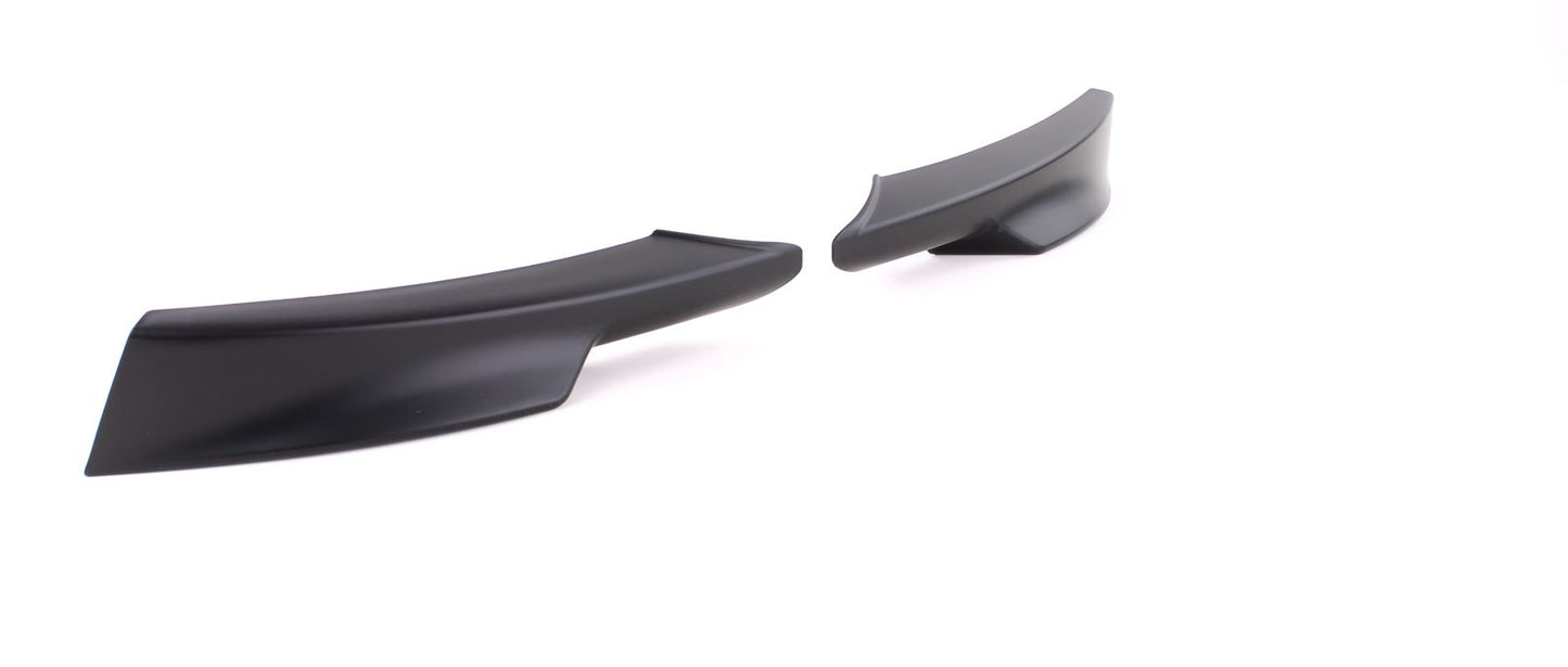 BMW E90/E91 Matt Black M Bumper Flap Splitter Set (08-12)
