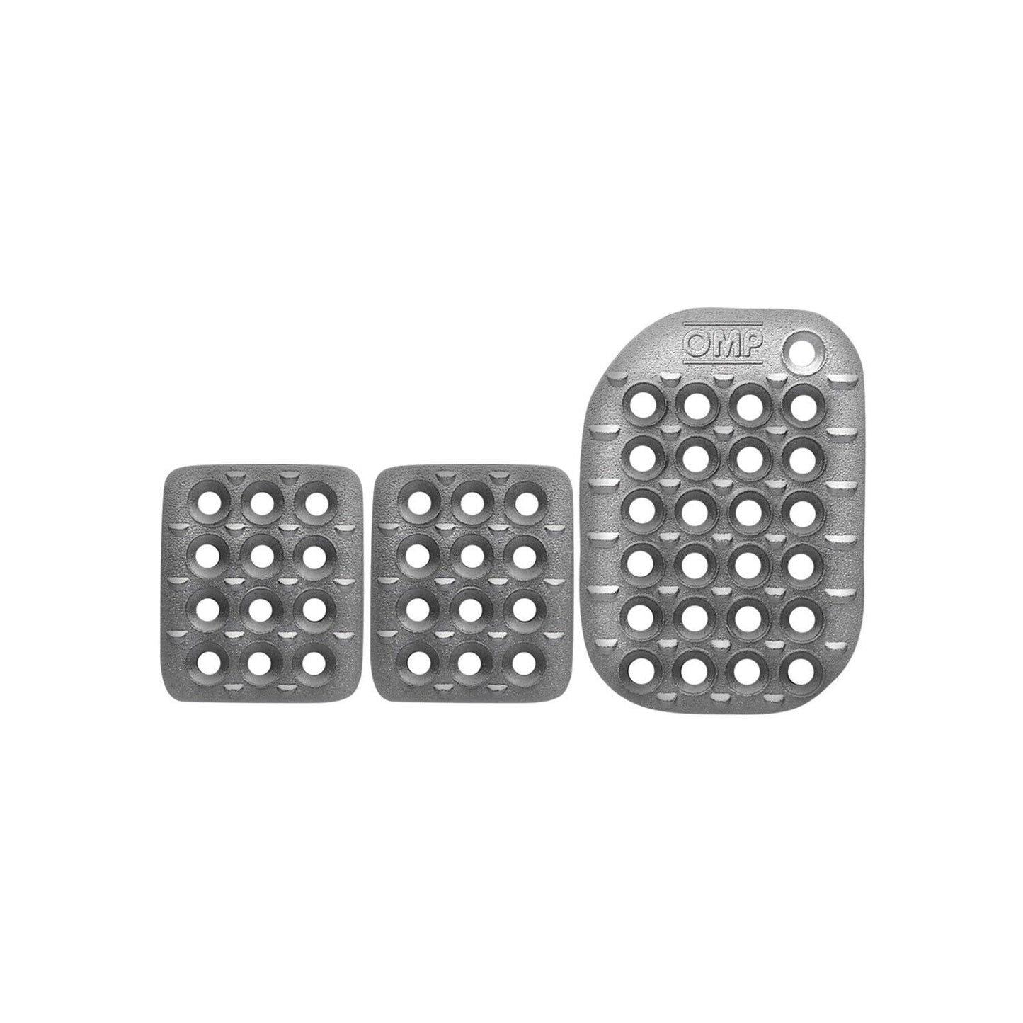 OMP Racing Waffle Style Alu Pedal Set