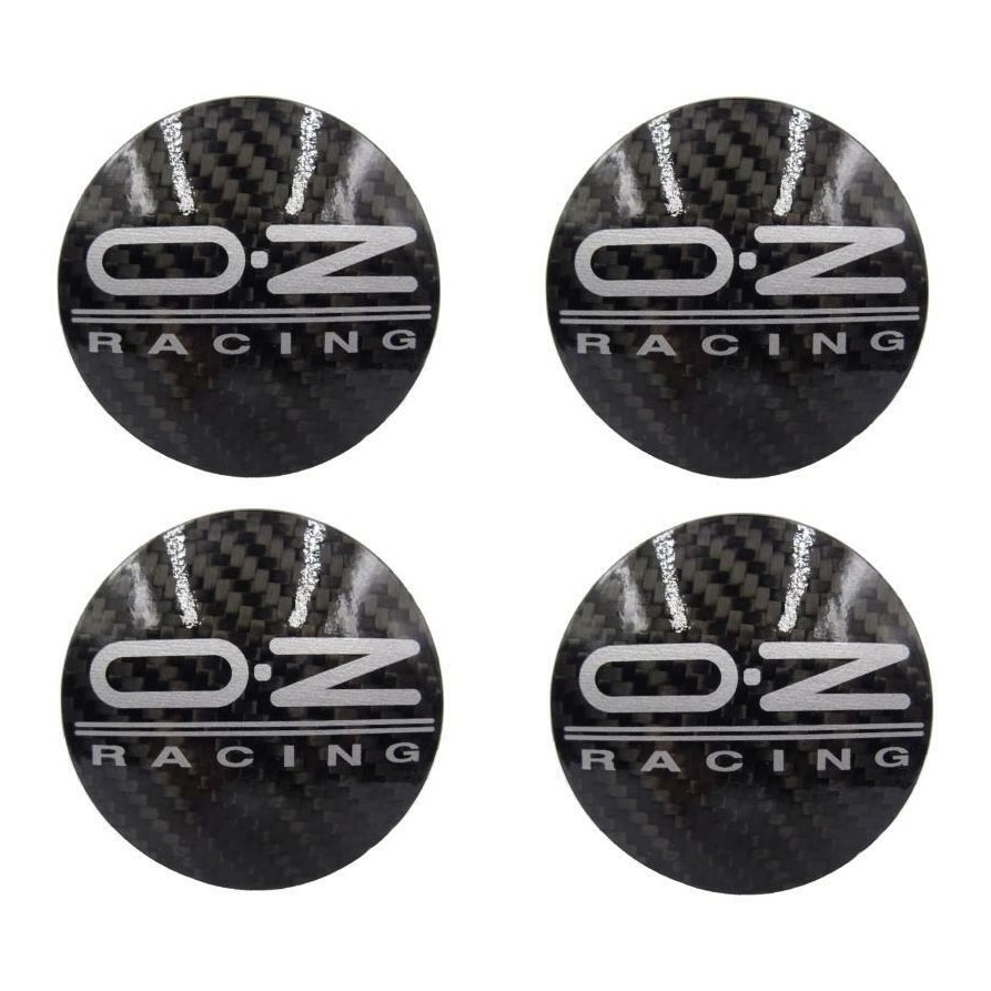 OZ Racing Carbon Black Wheel Cap Set