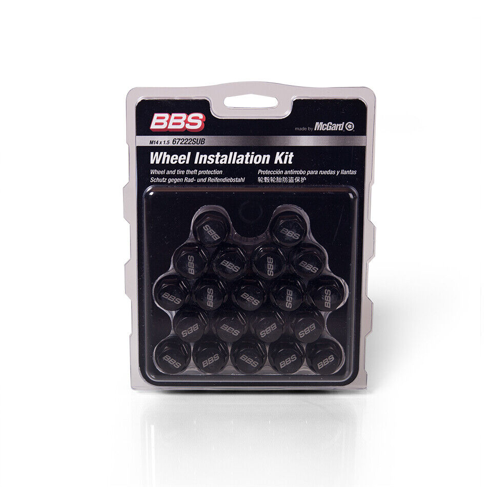 Original Black BBS Lug Bolt Set M14x1.5x33 (20x Pieces)