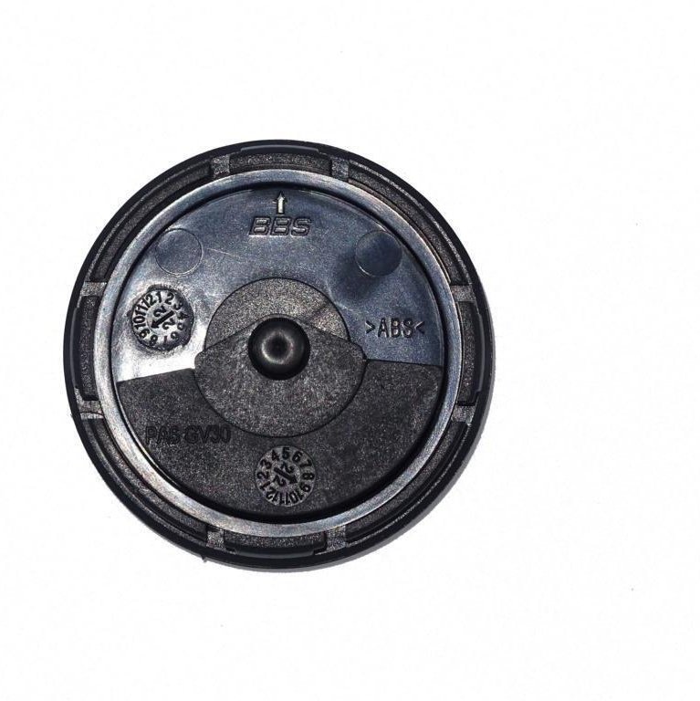 ROTATING ! BBS 3D Red Silver Wheel Cap Set 56mm
