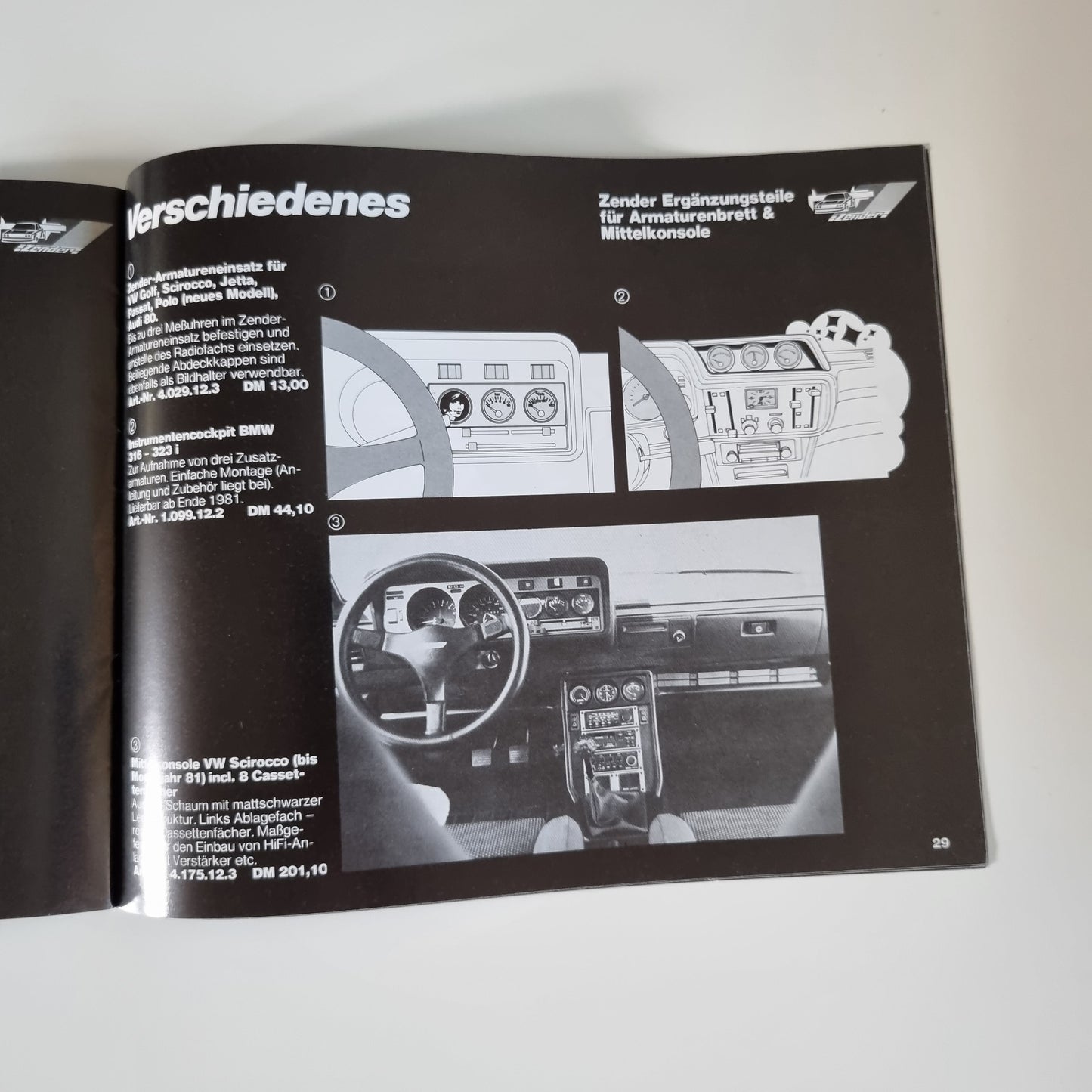 Zender Parts And Accessories Brochure
