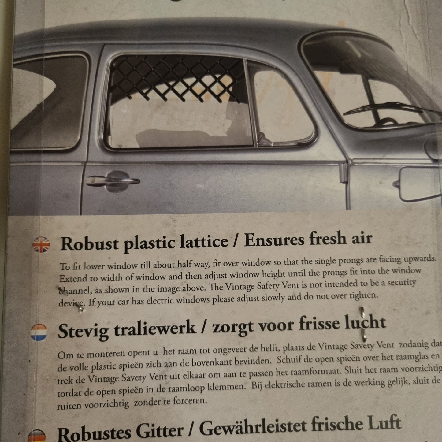 Vintage Safety Vent