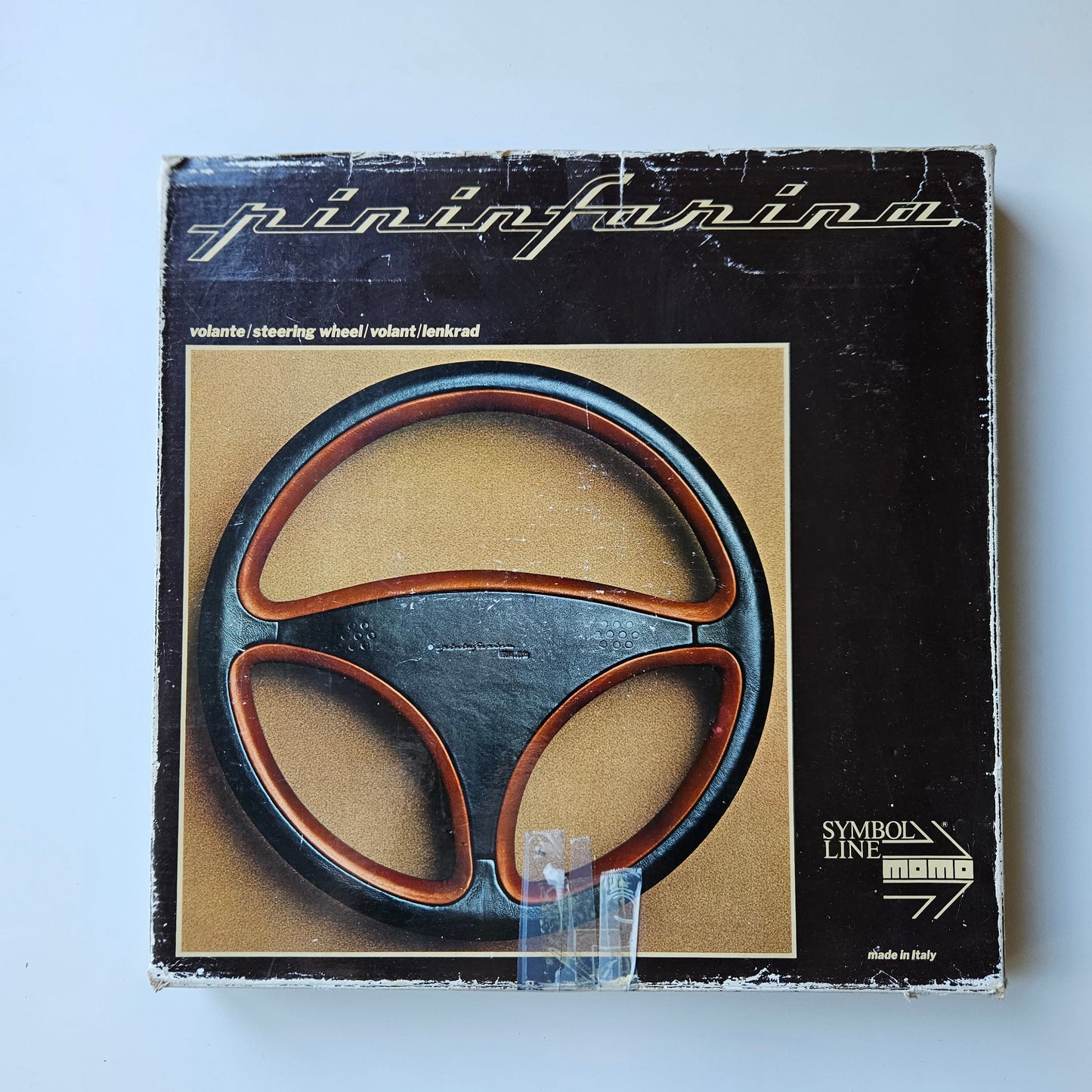 Momo Pininfarina Black/Brown Steering Wheel