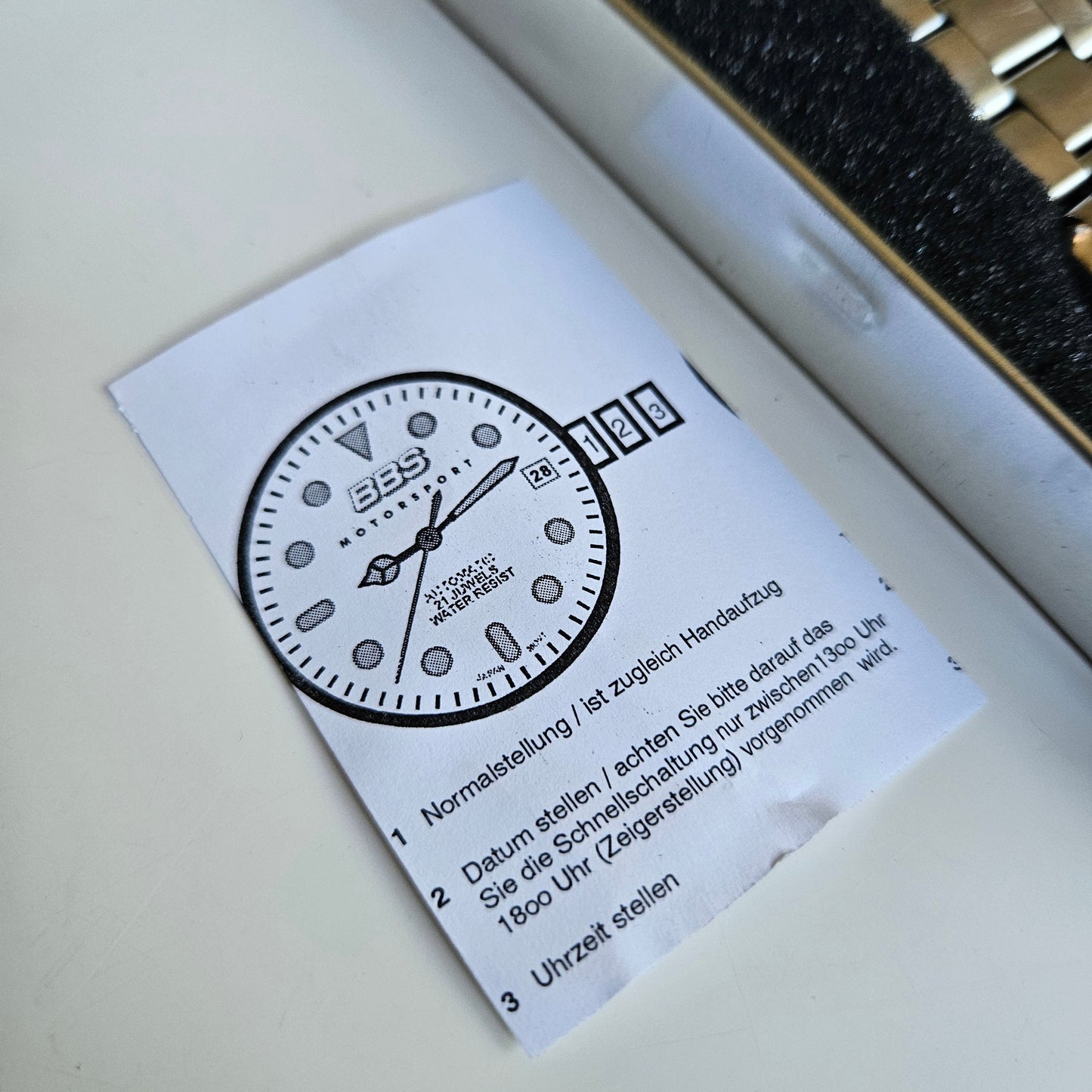 BBS Motorsport Wrist Watch