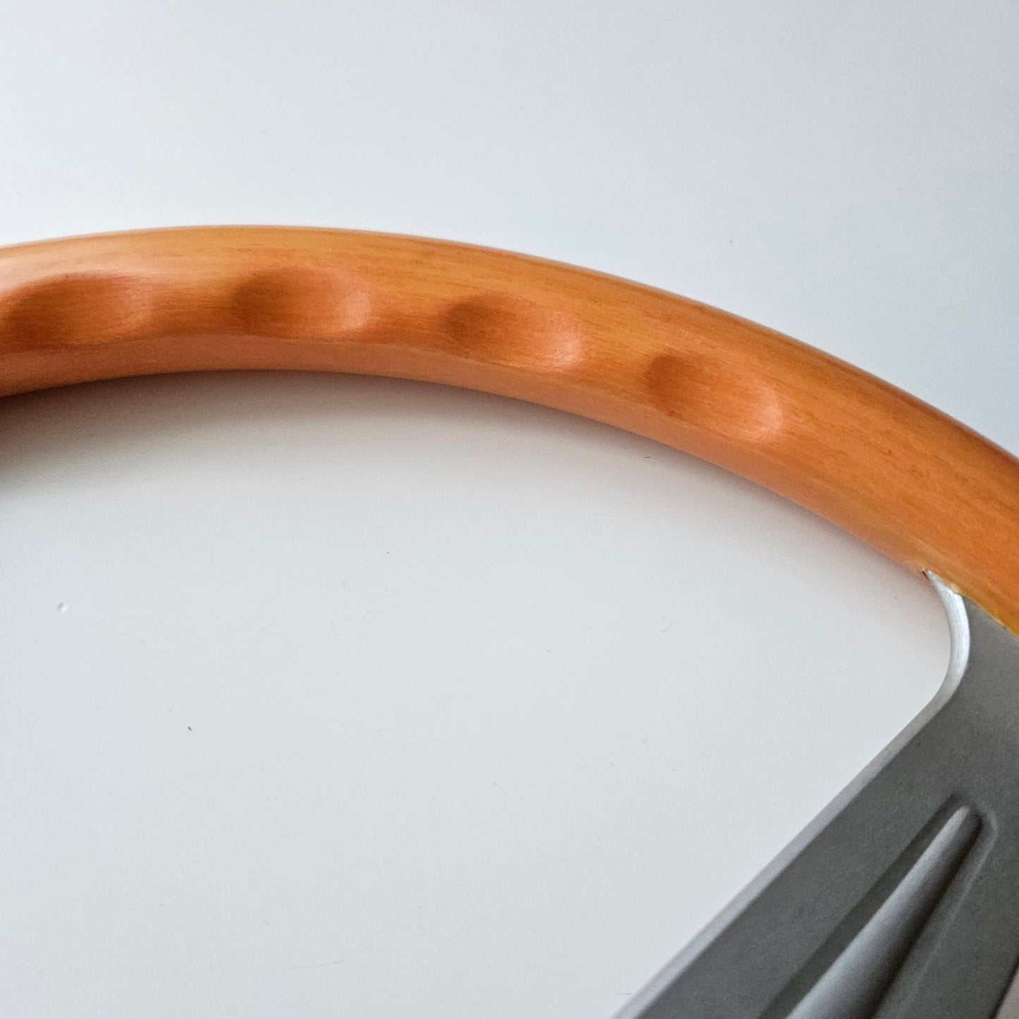 Momo Benetton F1 Fashion Orange Woodgrain Steering Wheel