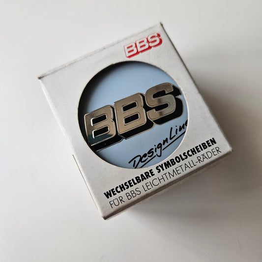 BBS Designline White/Silver Wheel Cap Set 56mm
