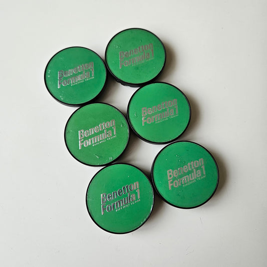 BBS Formula1 Benetton Green Wheel Cap Set 56mm