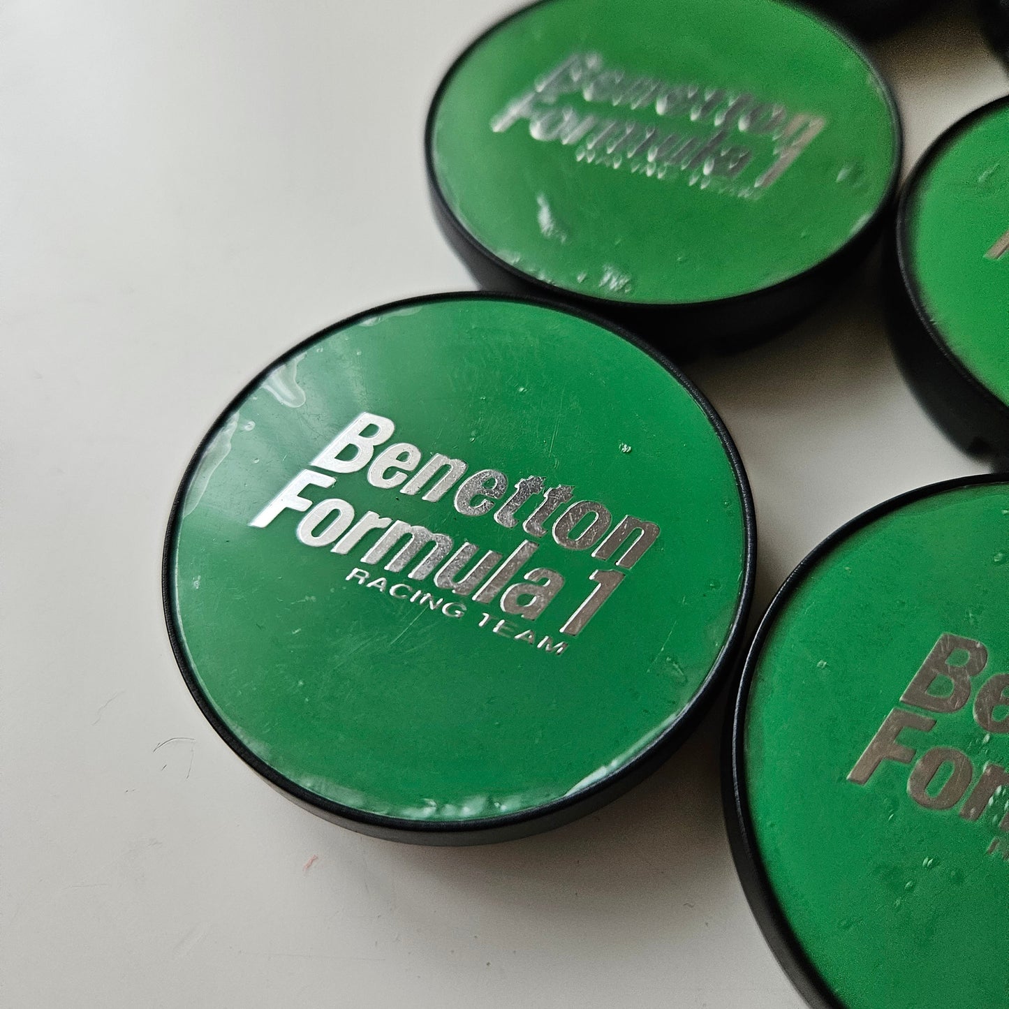 BBS Formula1 Benetton Green Wheel Cap Set 56mm
