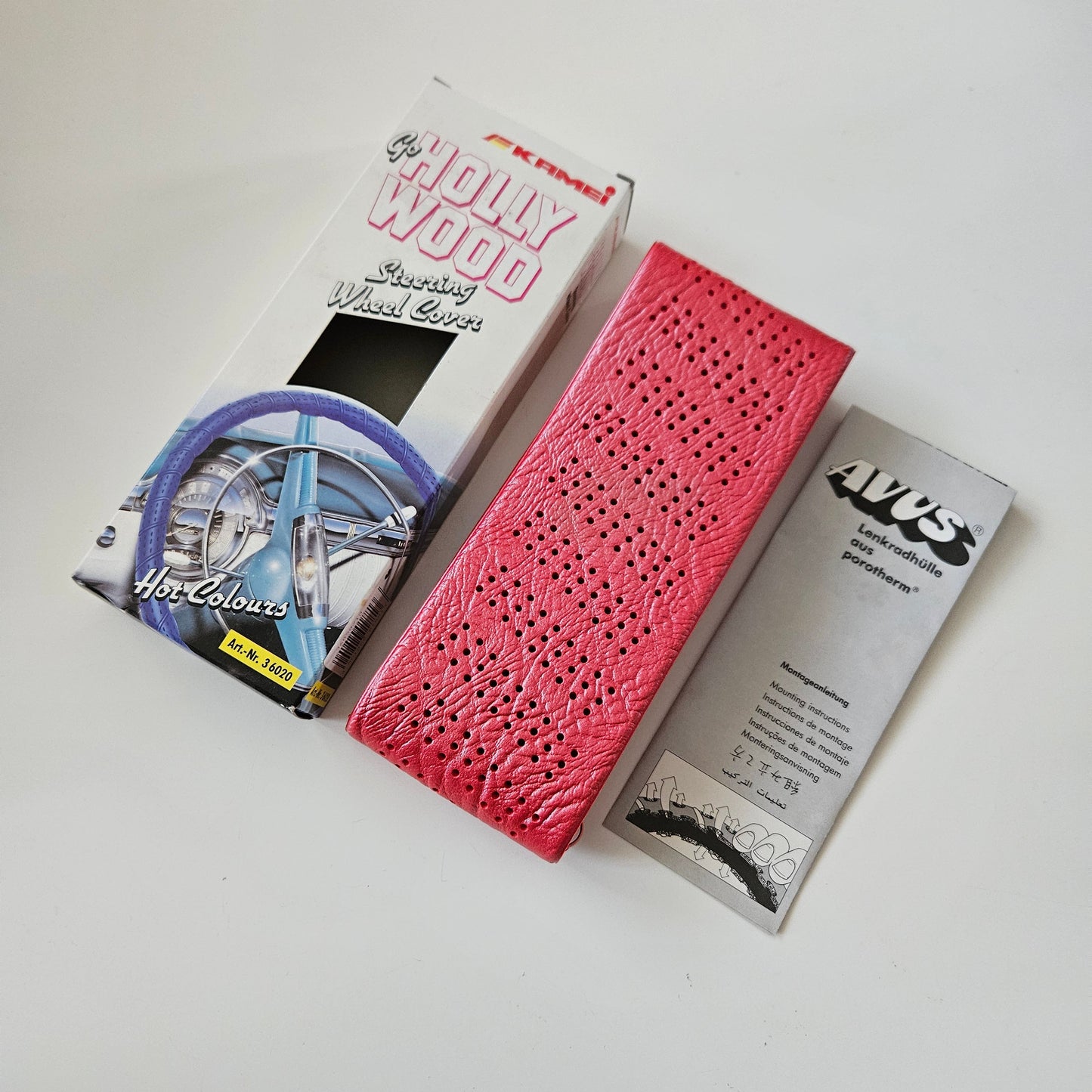 Kamei Steering Wheel Cover Red
