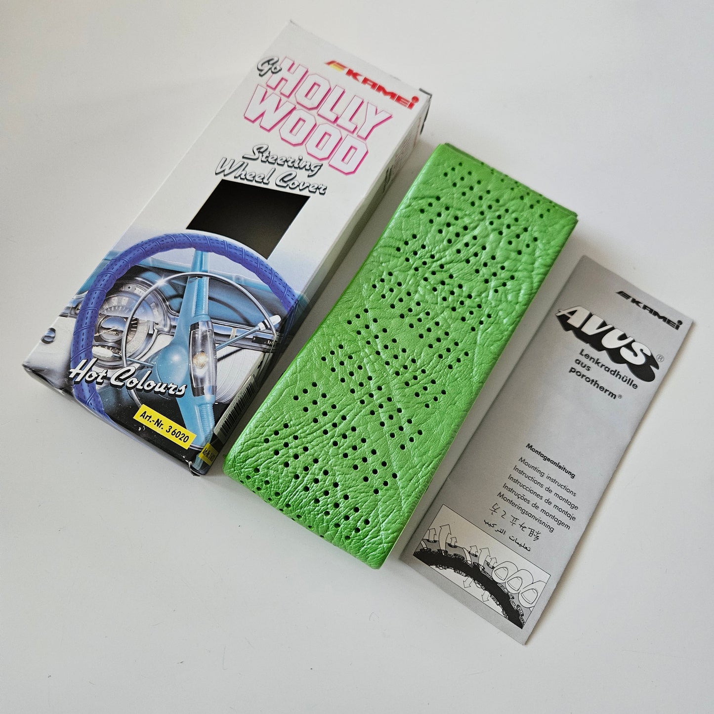 Kamei Steering Wheel Cover Green