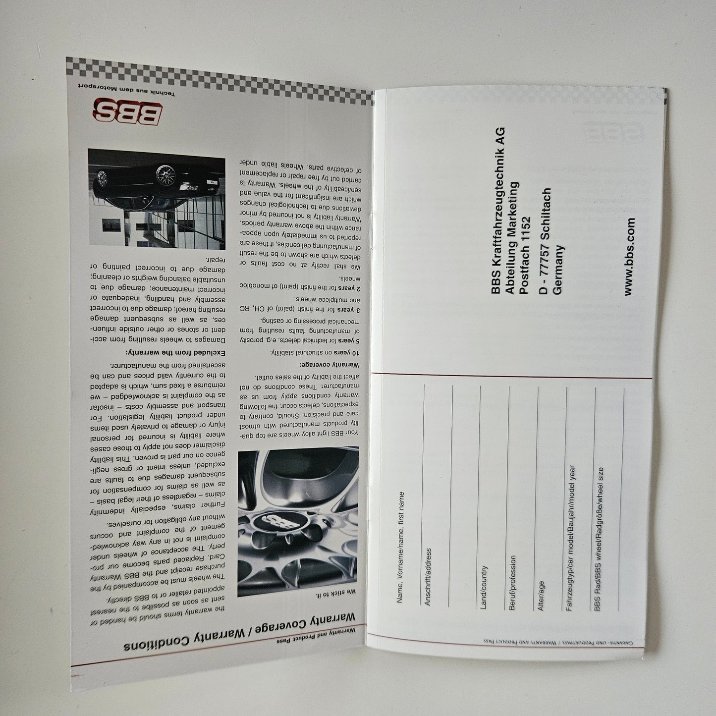BBS Wheels Brochure