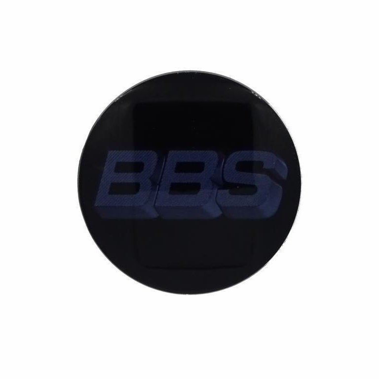 BBS 3D Black Indigo Blue Wheel Cap Set 56mm
