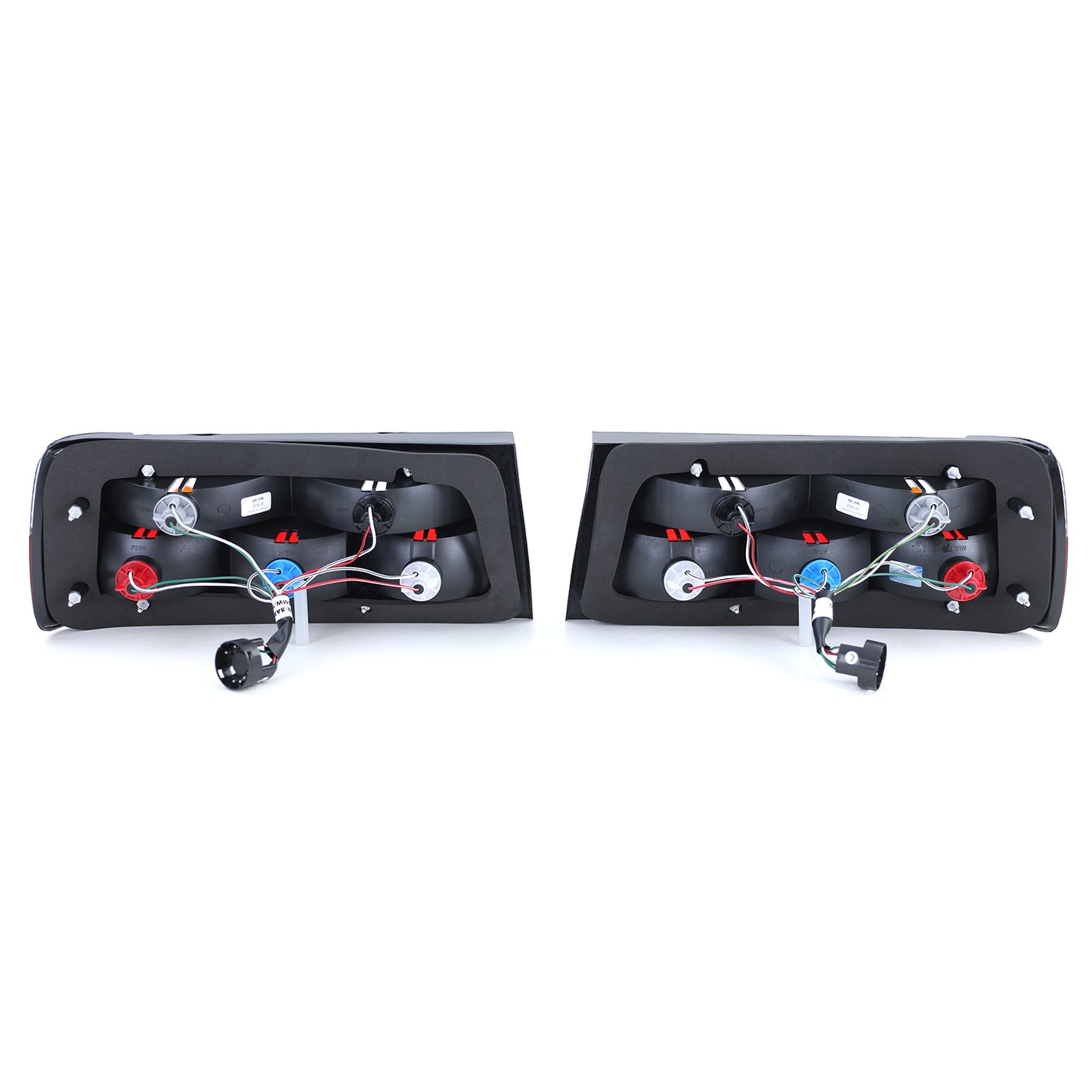BMW E30 Clear Glass Red/Clear Tail Light Set