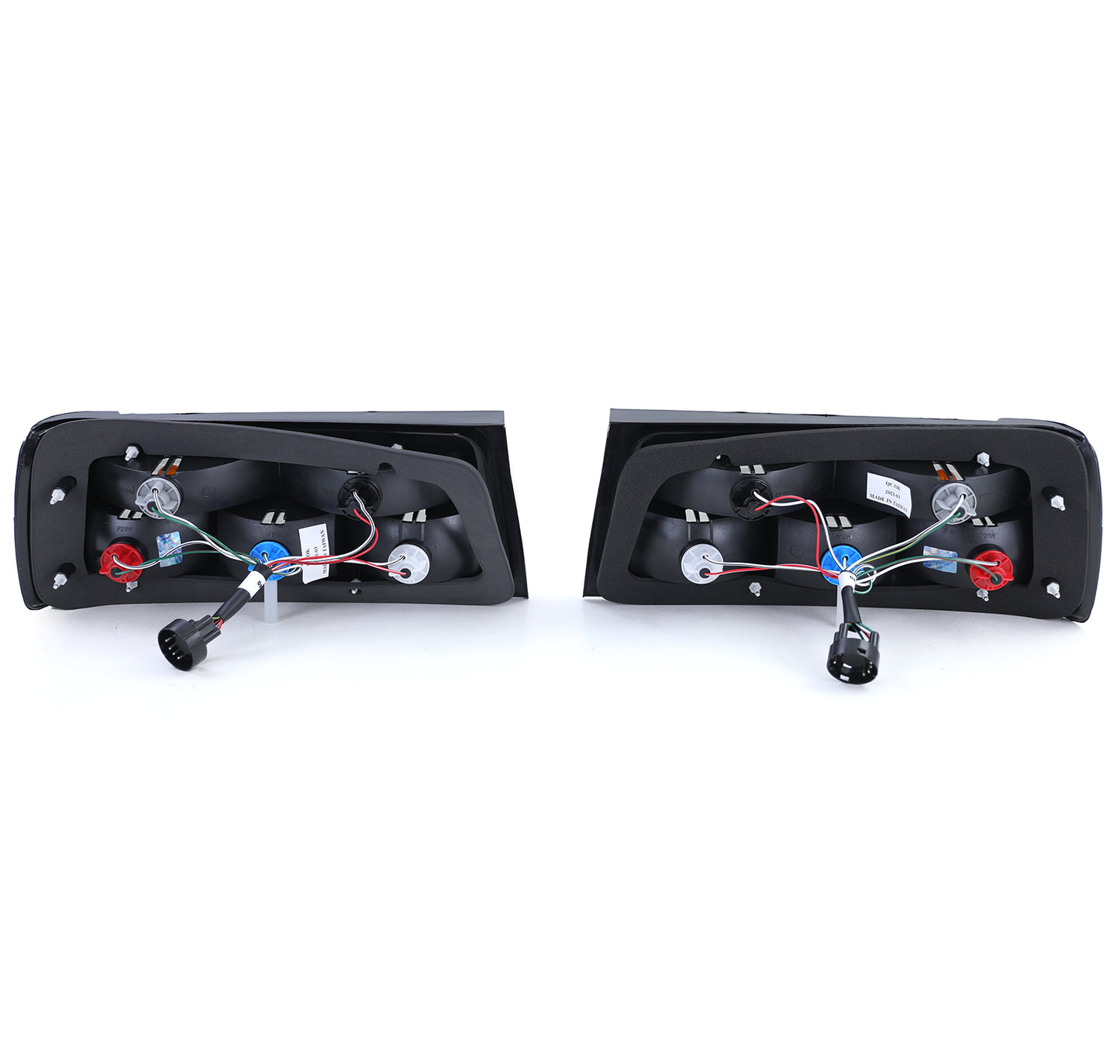 BMW E30 Clear Glass Smoked Tail Light Set