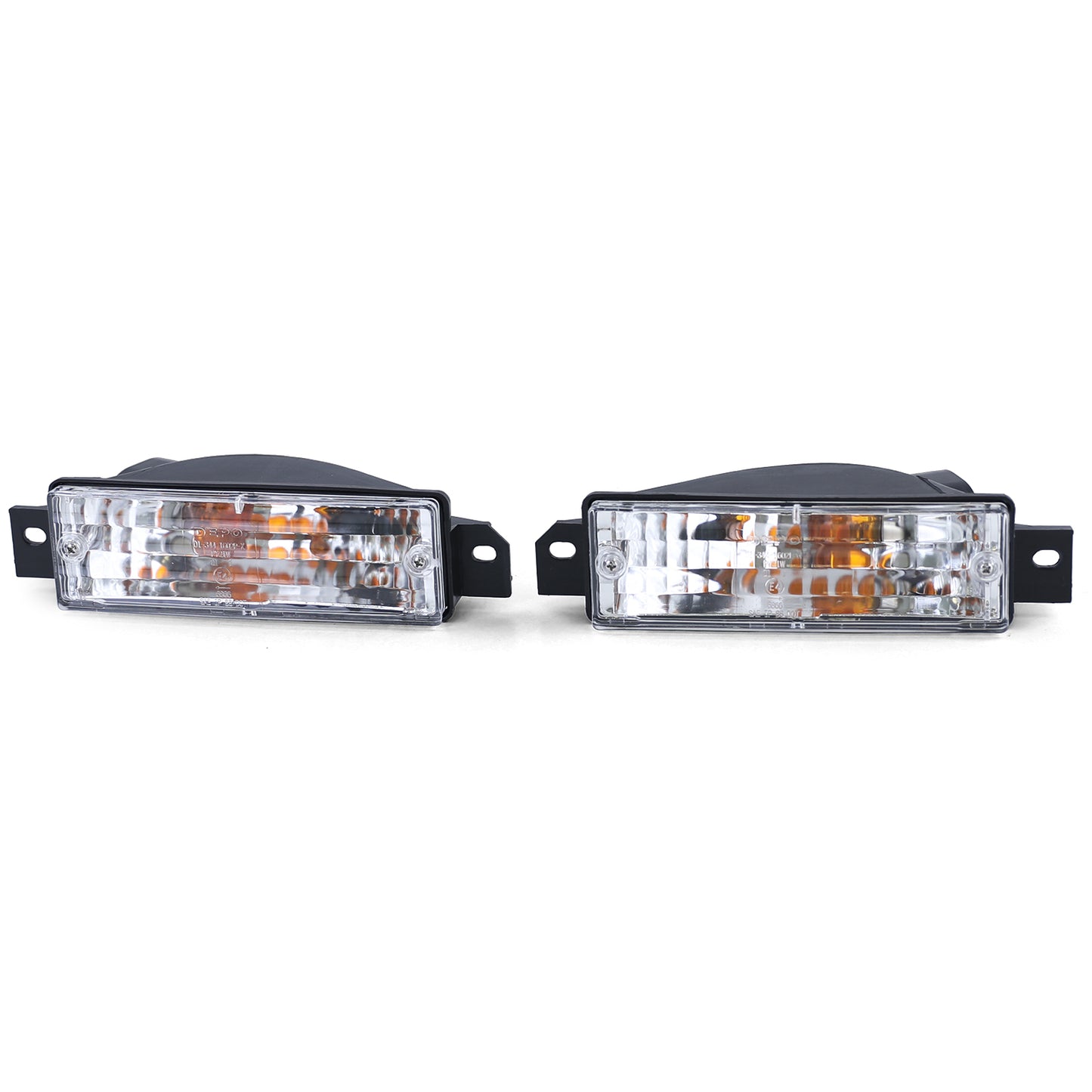 BMW E30 Clear Glass Turn Signal Set