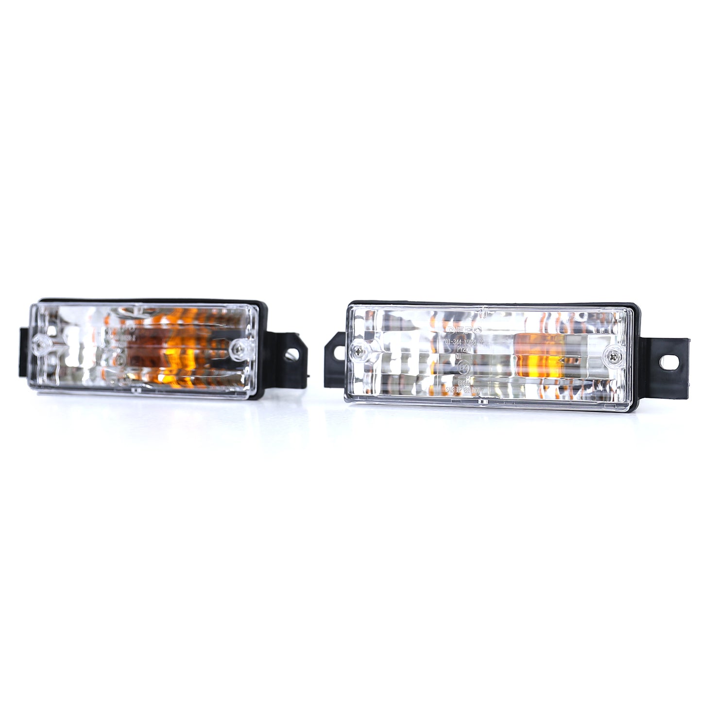 BMW E30 Clear Glass Turn Signal Set