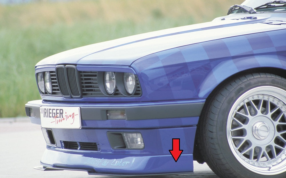 BMW E30 Front Spoiler Lip Rieger Tuning