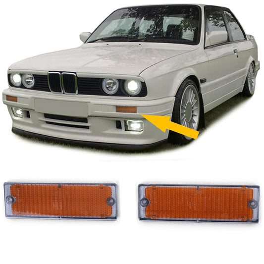 BMW E30 Smoked Turn Signal Lense Set