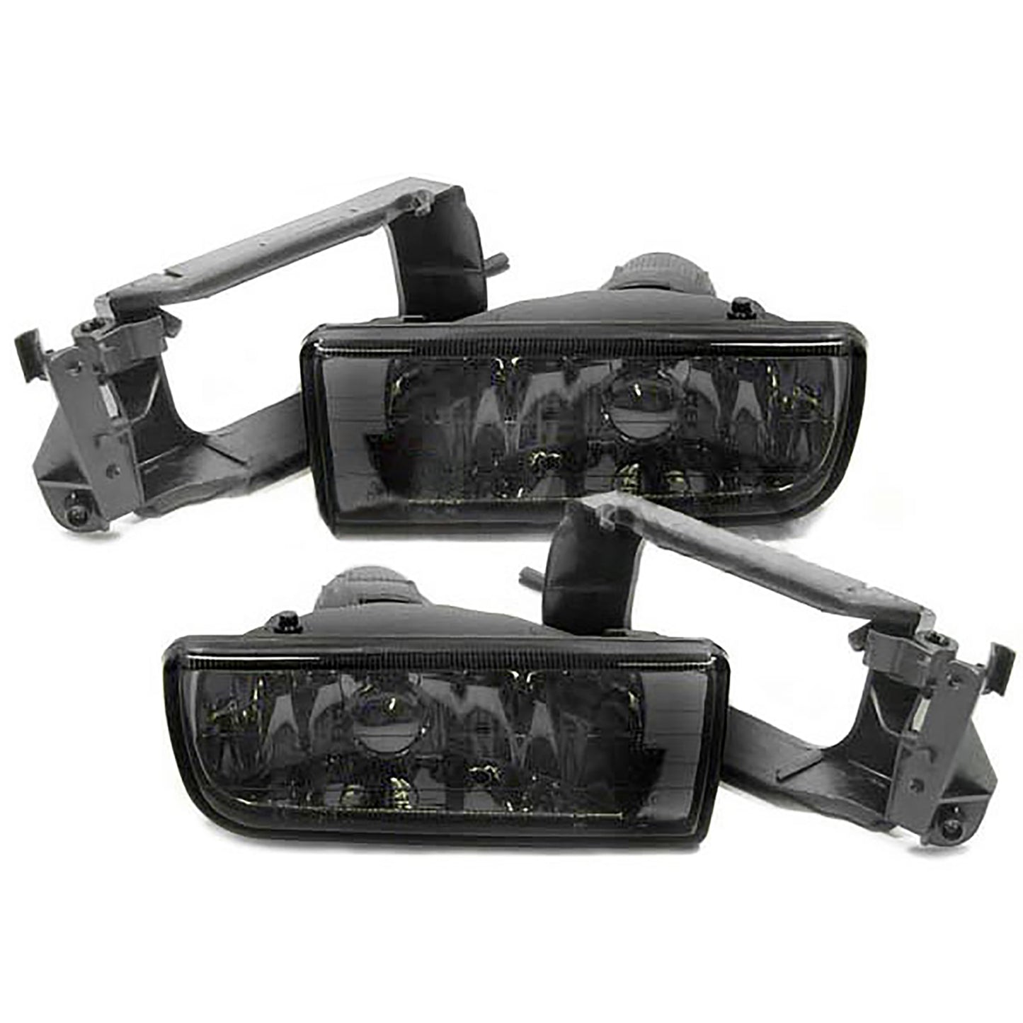 BMW E36 Clear Glass Smoked Fog Light Set (91-99)