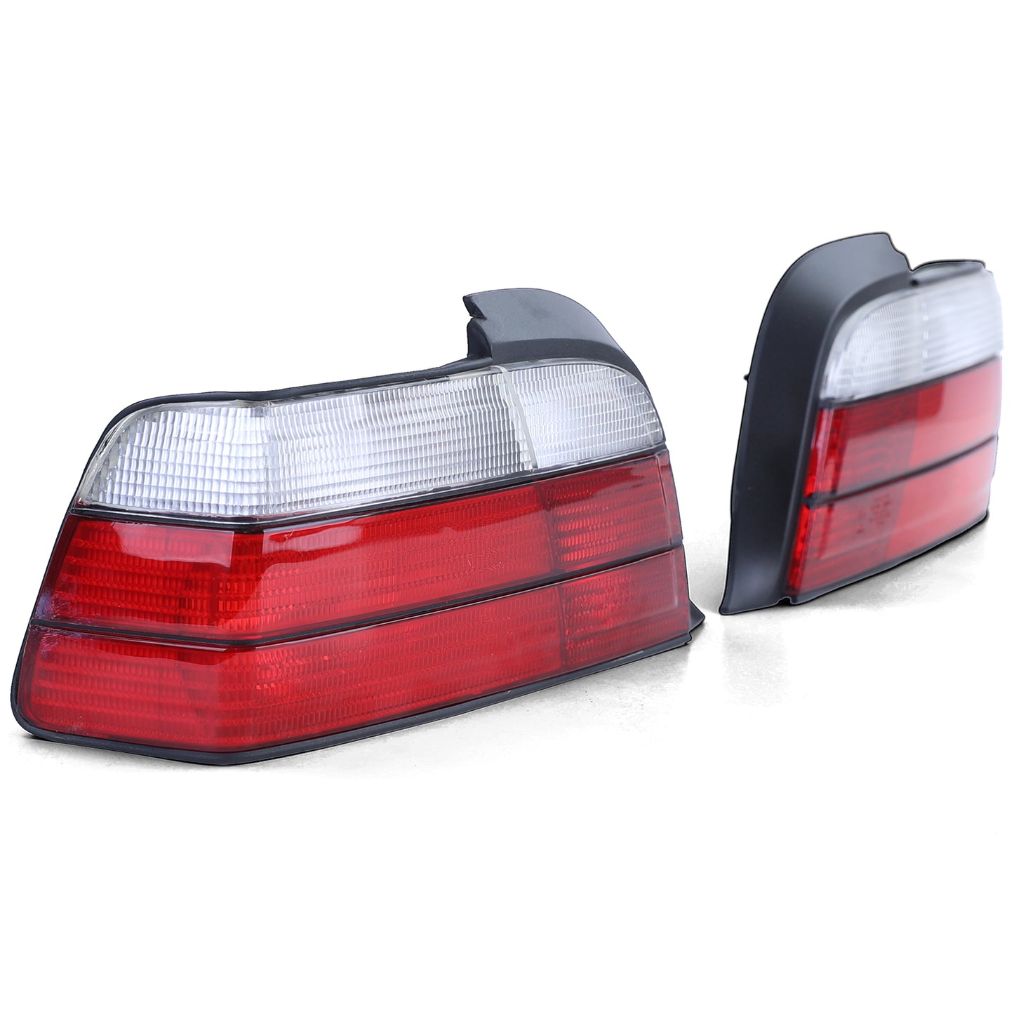 BMW E36 Clear Red Tail Light Set (90-99)