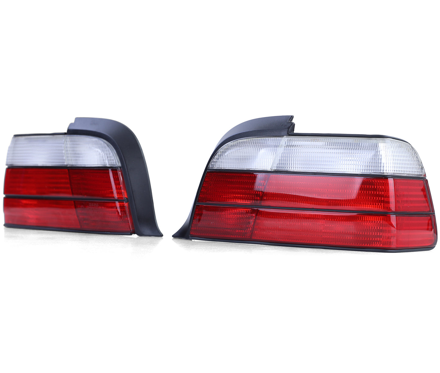BMW E36 Clear Red Tail Light Set (90-99)