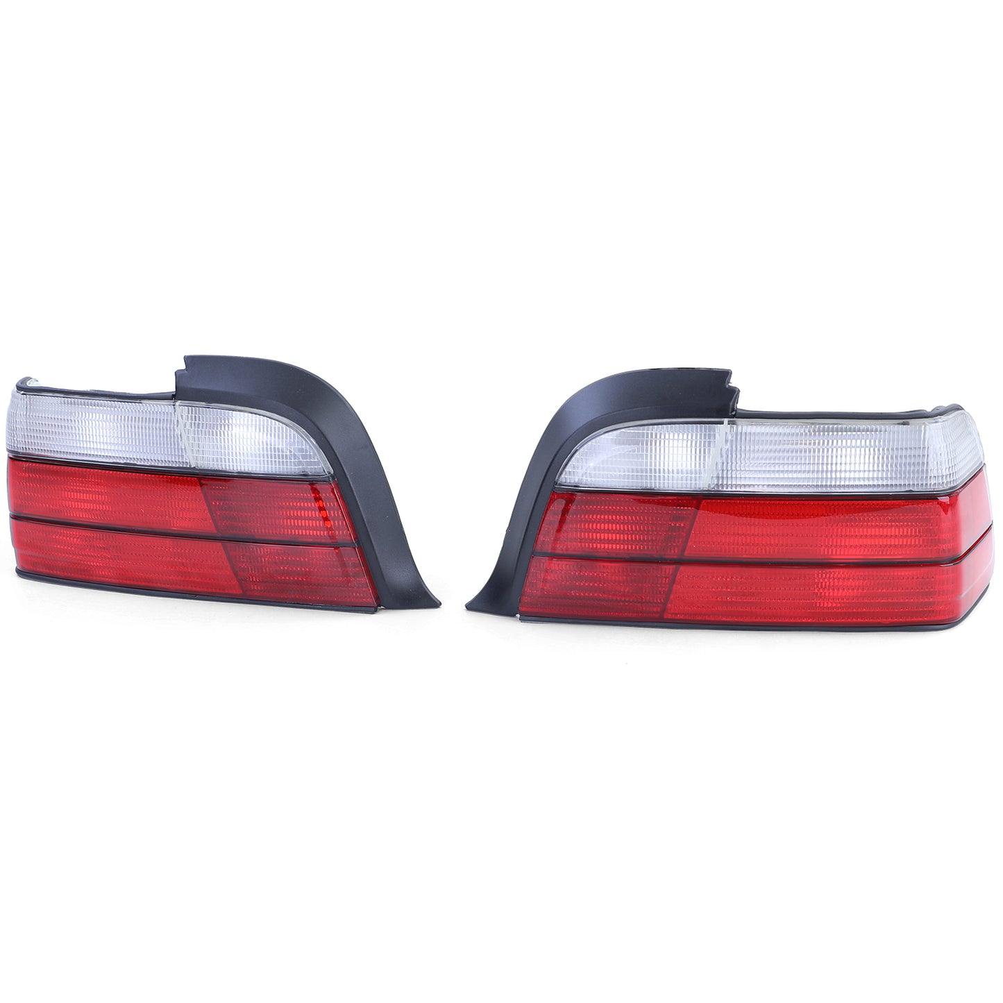 BMW E36 Clear Red Tail Light Set (90-99)