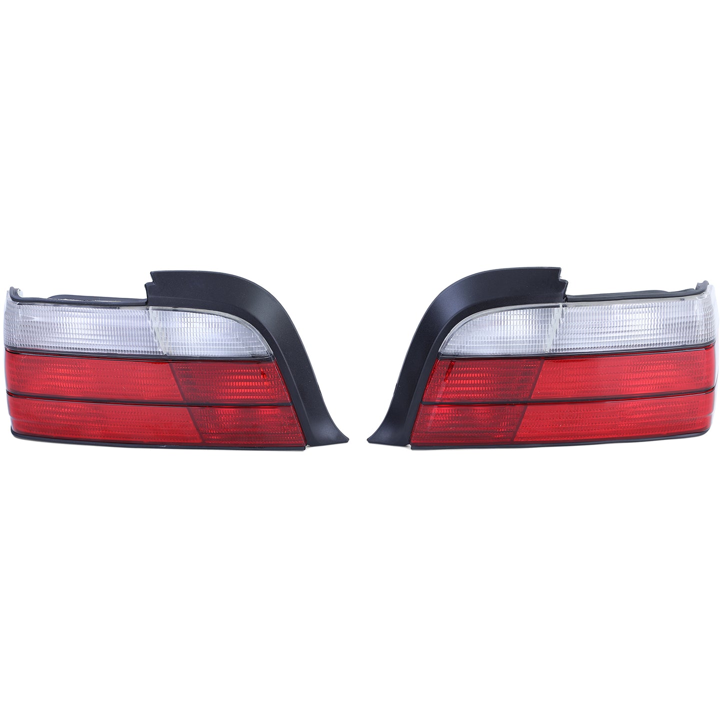 BMW E36 Clear Red Tail Light Set (90-99)