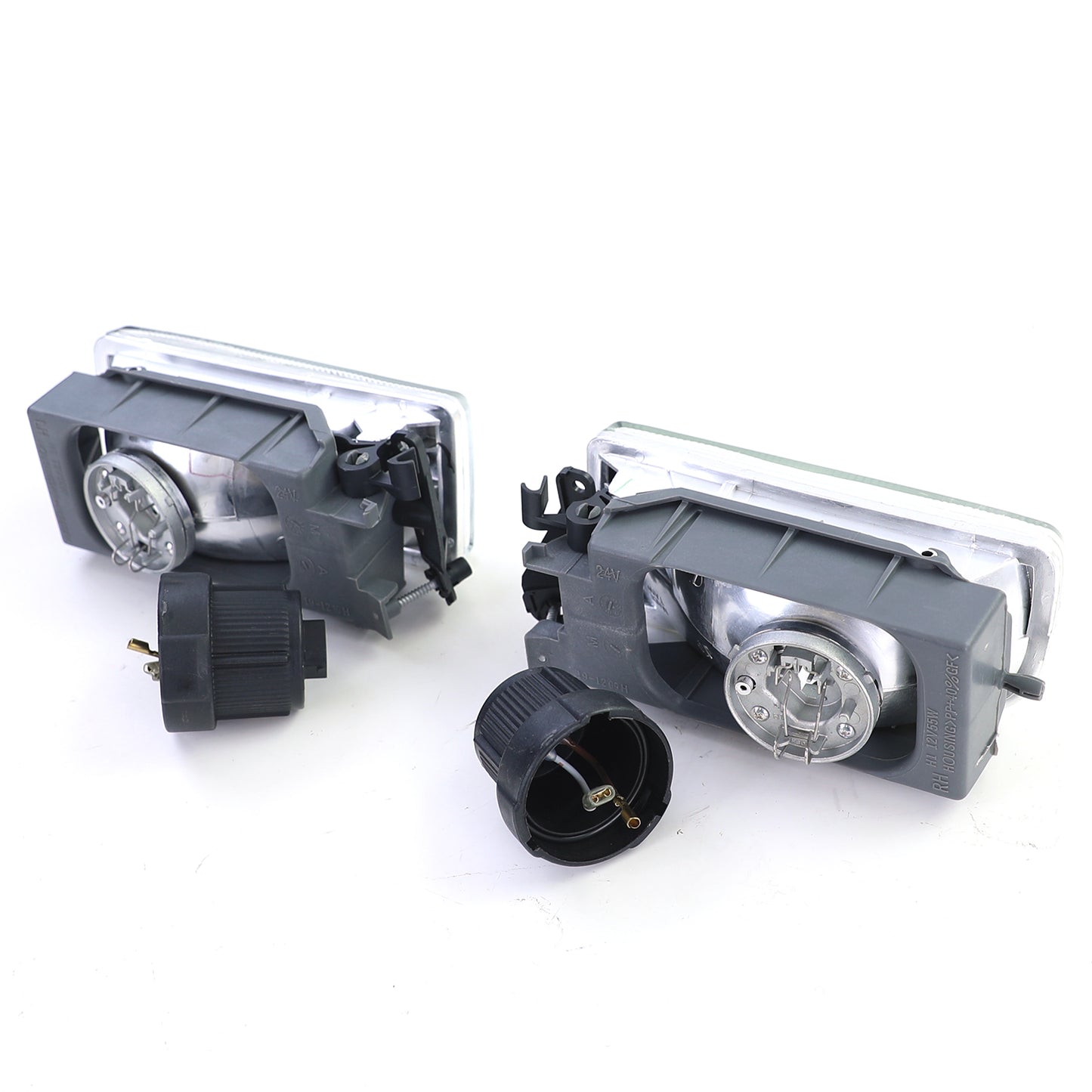 BMW E36 Fluted Glass Fog Light Set (90-99)