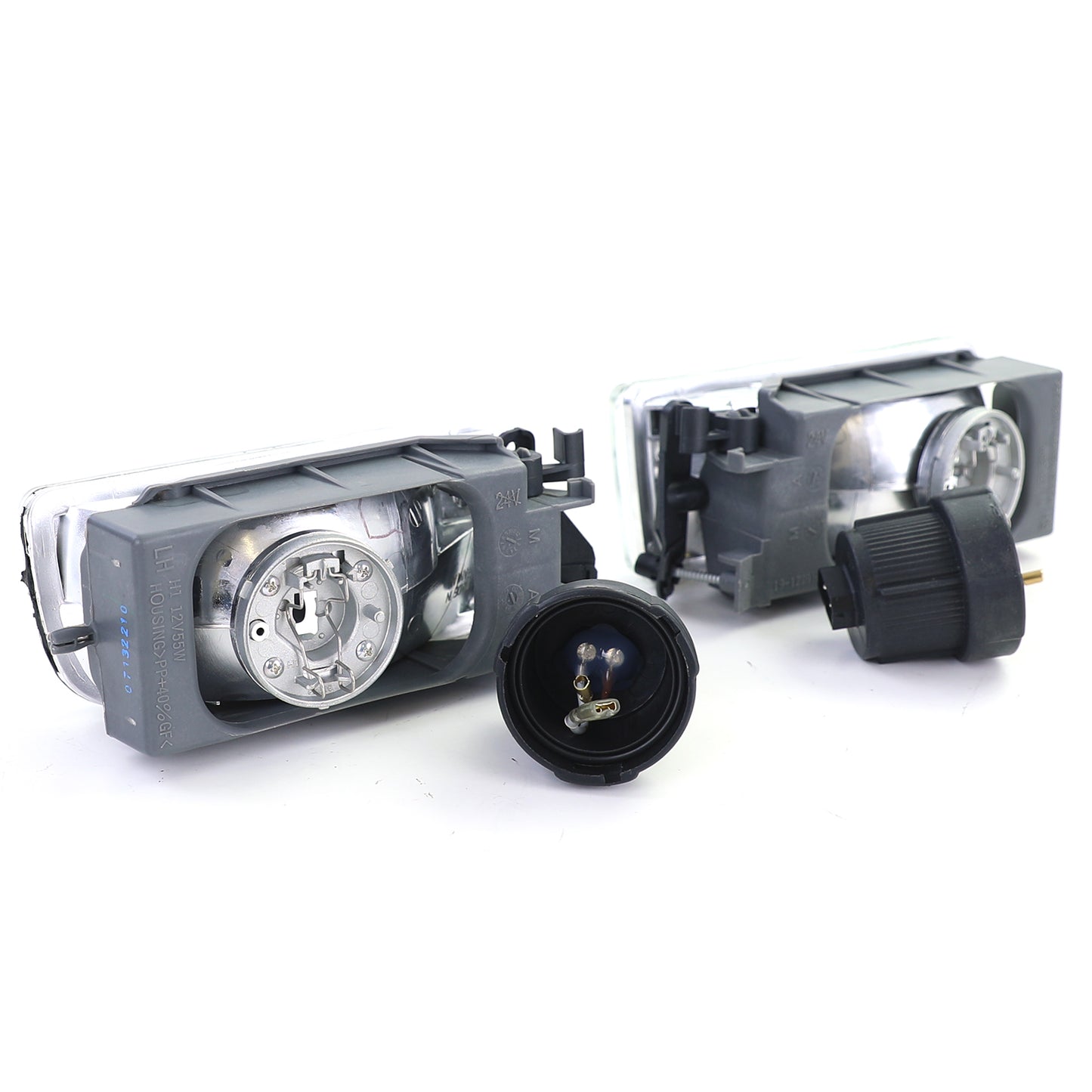 BMW E36 Fluted Glass Fog Light Set (90-99)