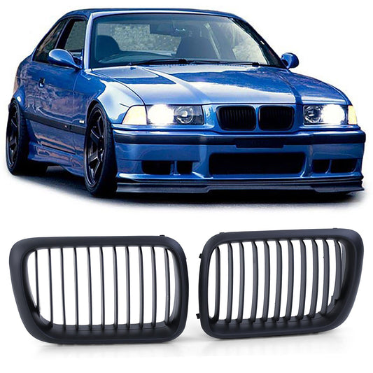 BMW E36 Front Grill Matt Black (Facelift 96-99)