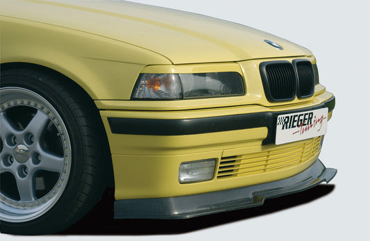BMW E36 Front Lip With Integrated Splitter Carbon Look Rieger Tuning