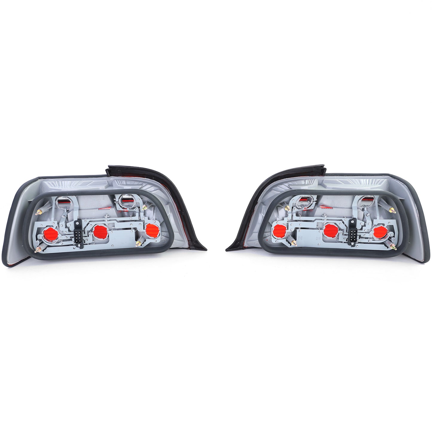 BMW E36 Smoked Red Tail Light Set Coupe + Cabrio (90-99)