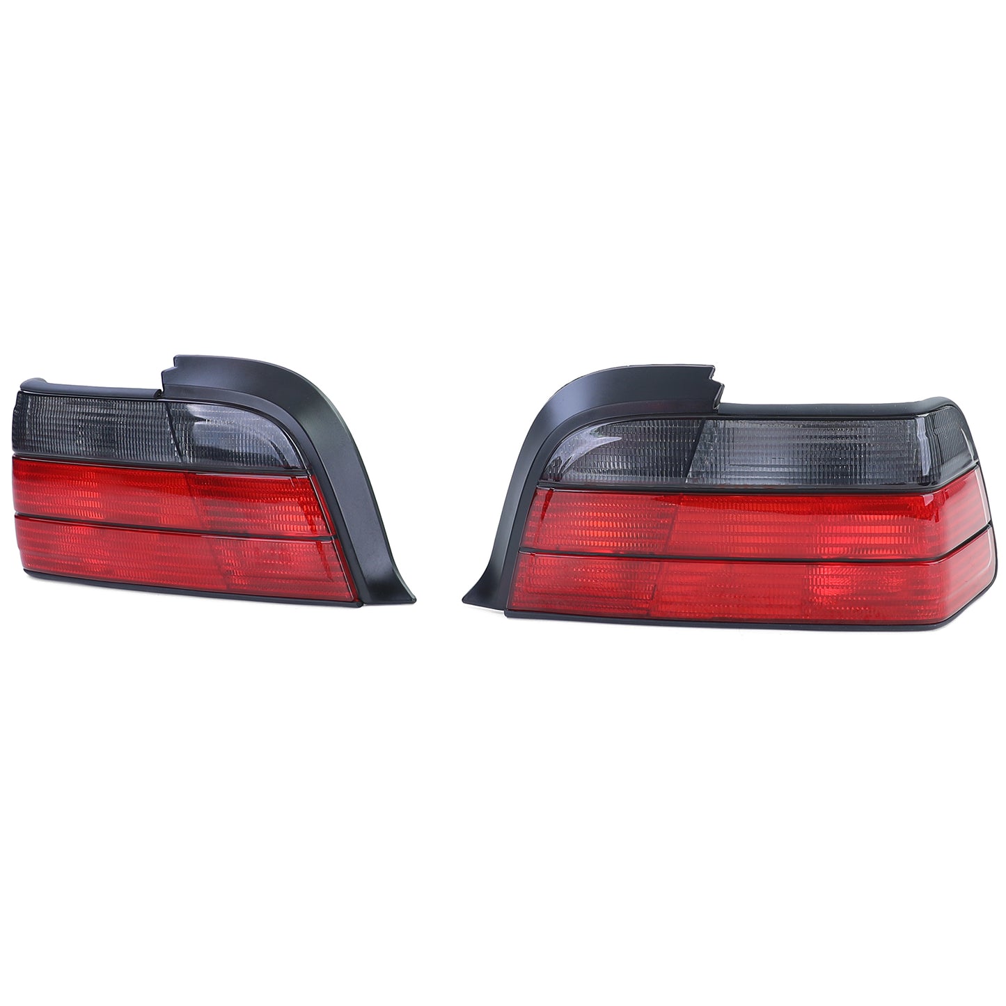 BMW E36 Smoked Red Tail Light Set Coupe + Cabrio (90-99)
